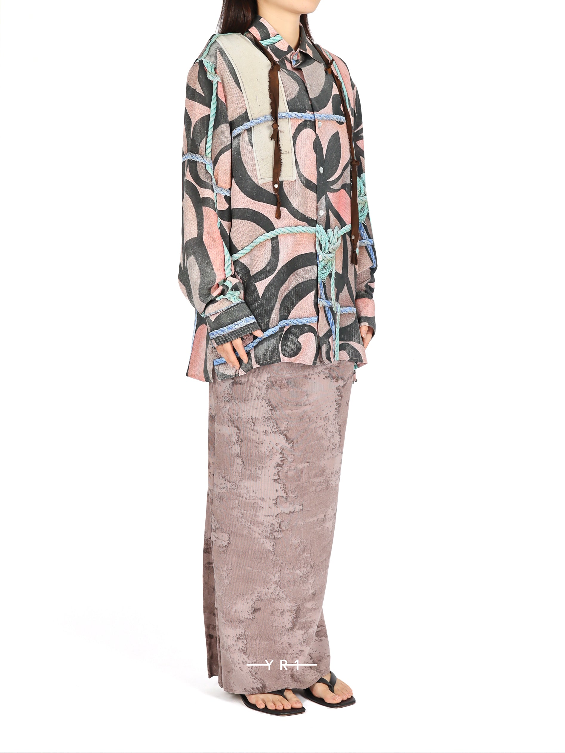 Floral Buoy Silk Shirt