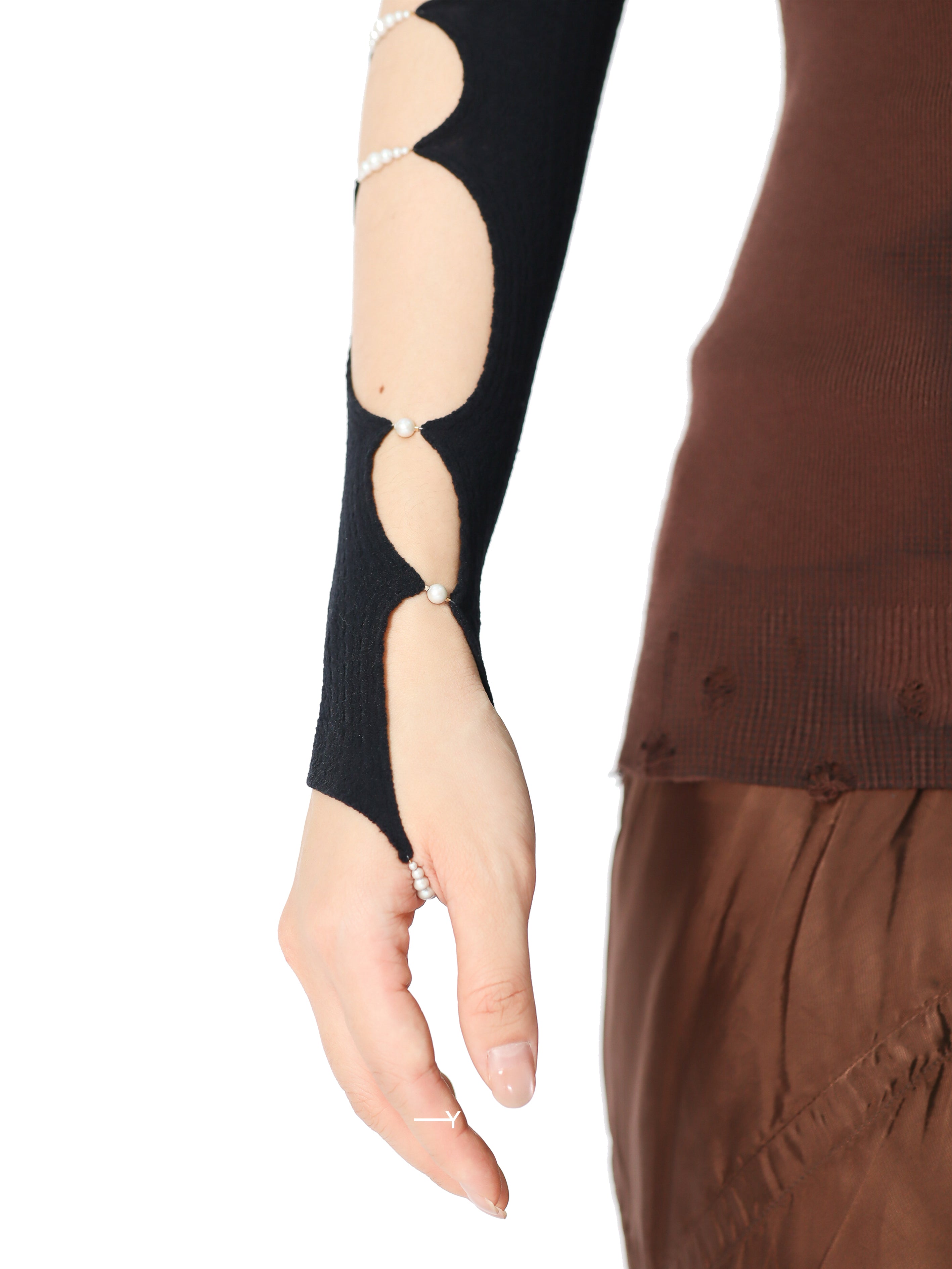 Fingerless Long Glove