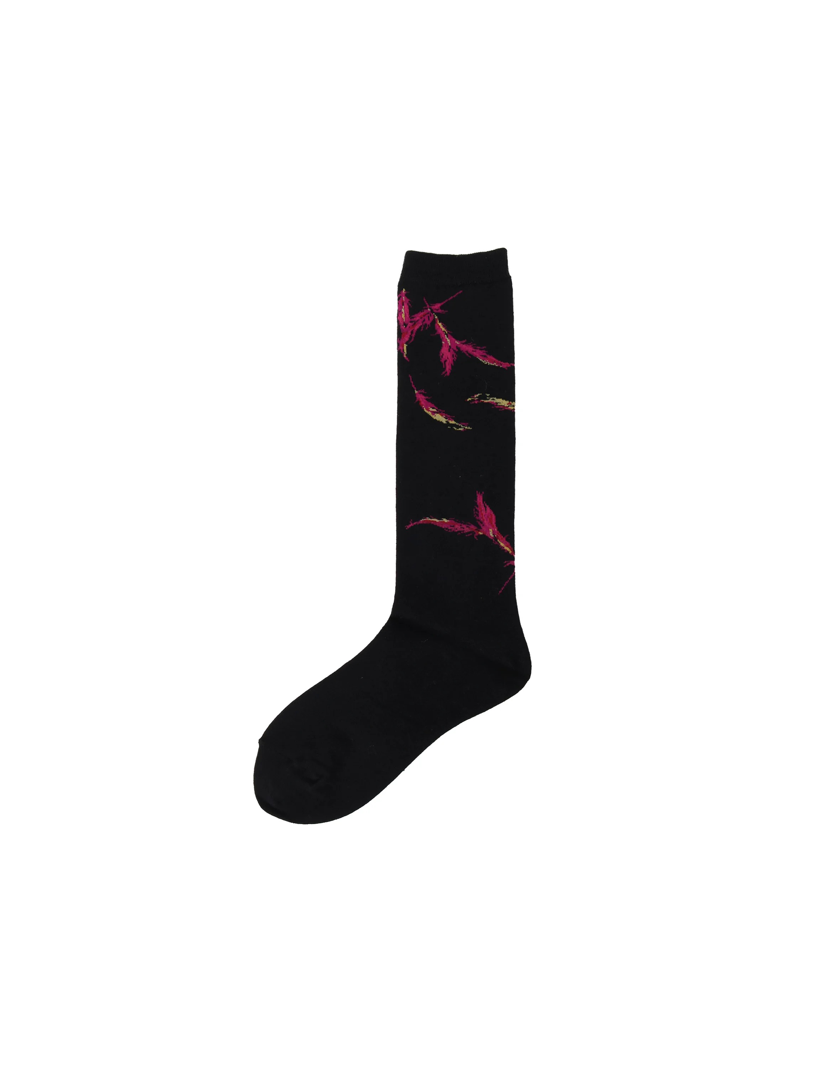 Angel Design High Socks-Black