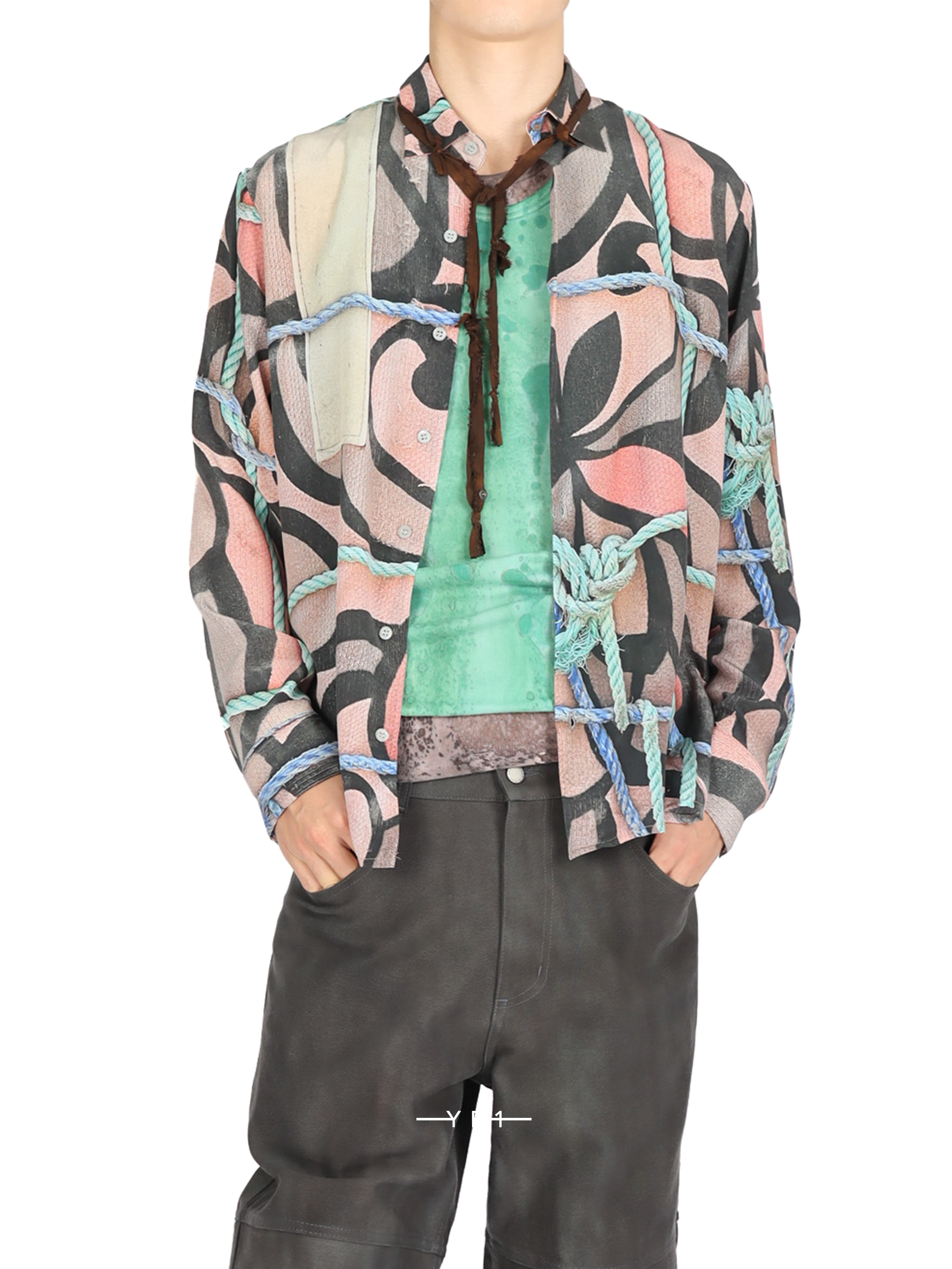 Floral Buoy Silk Shirt