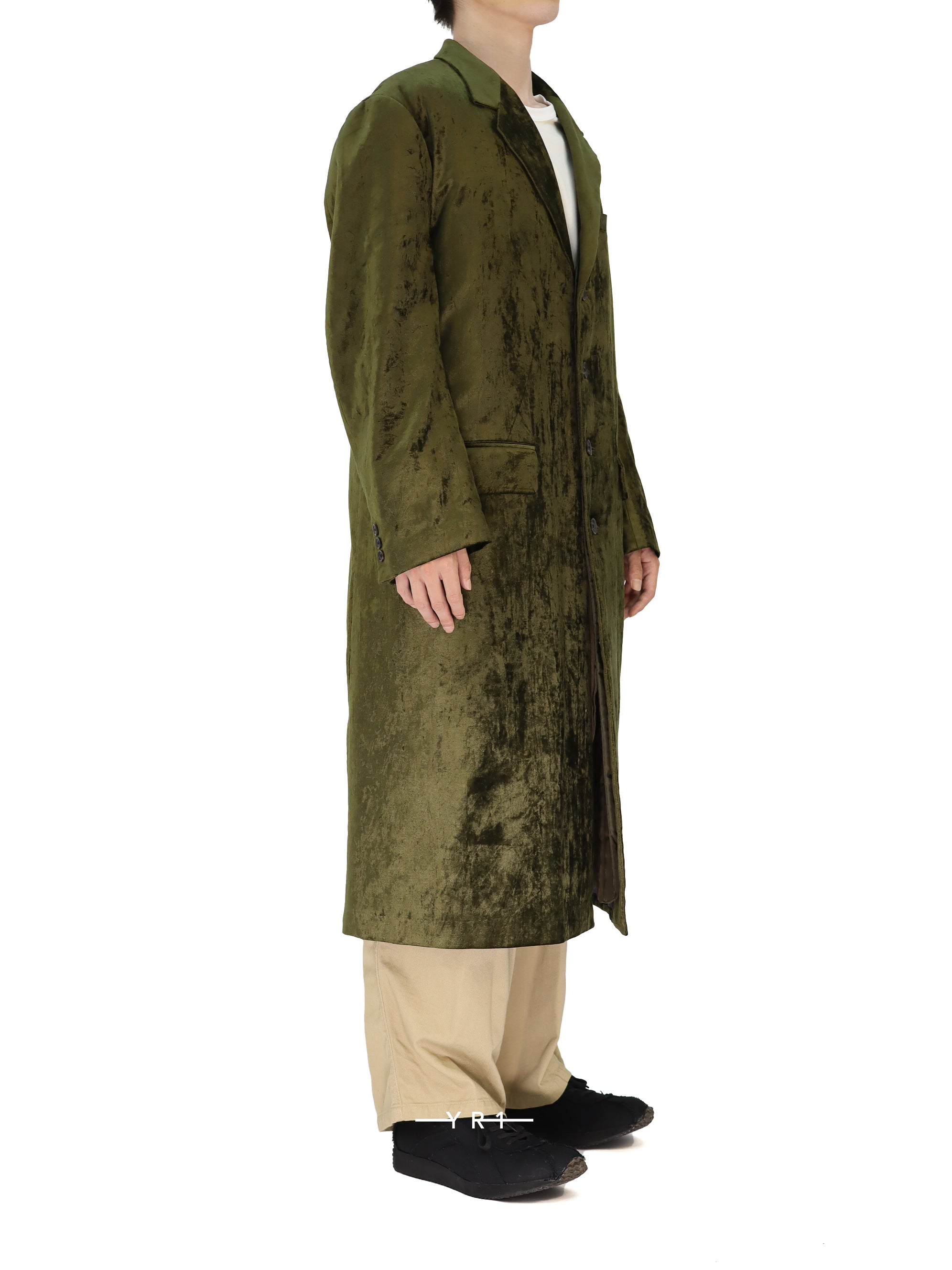 4 Buttons Long Jacket With Liner