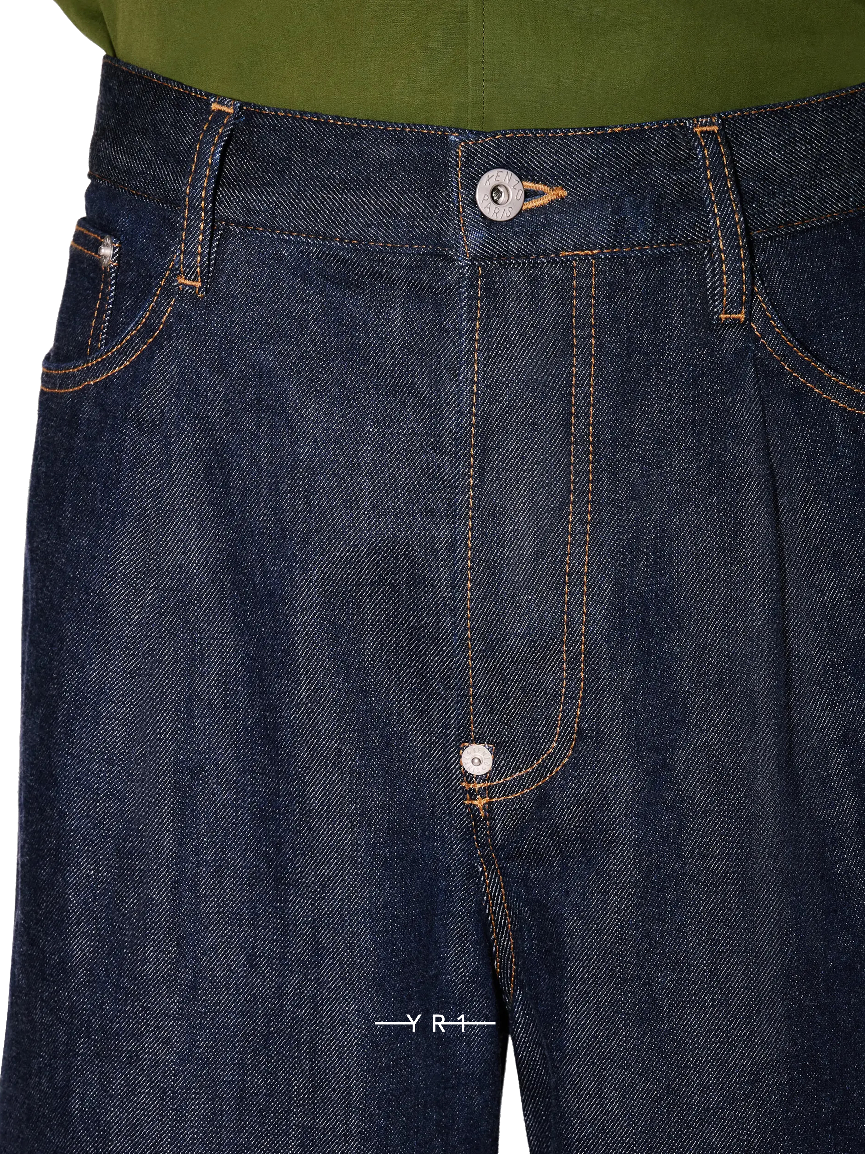 Three Quarter Buggy Fit Jeans