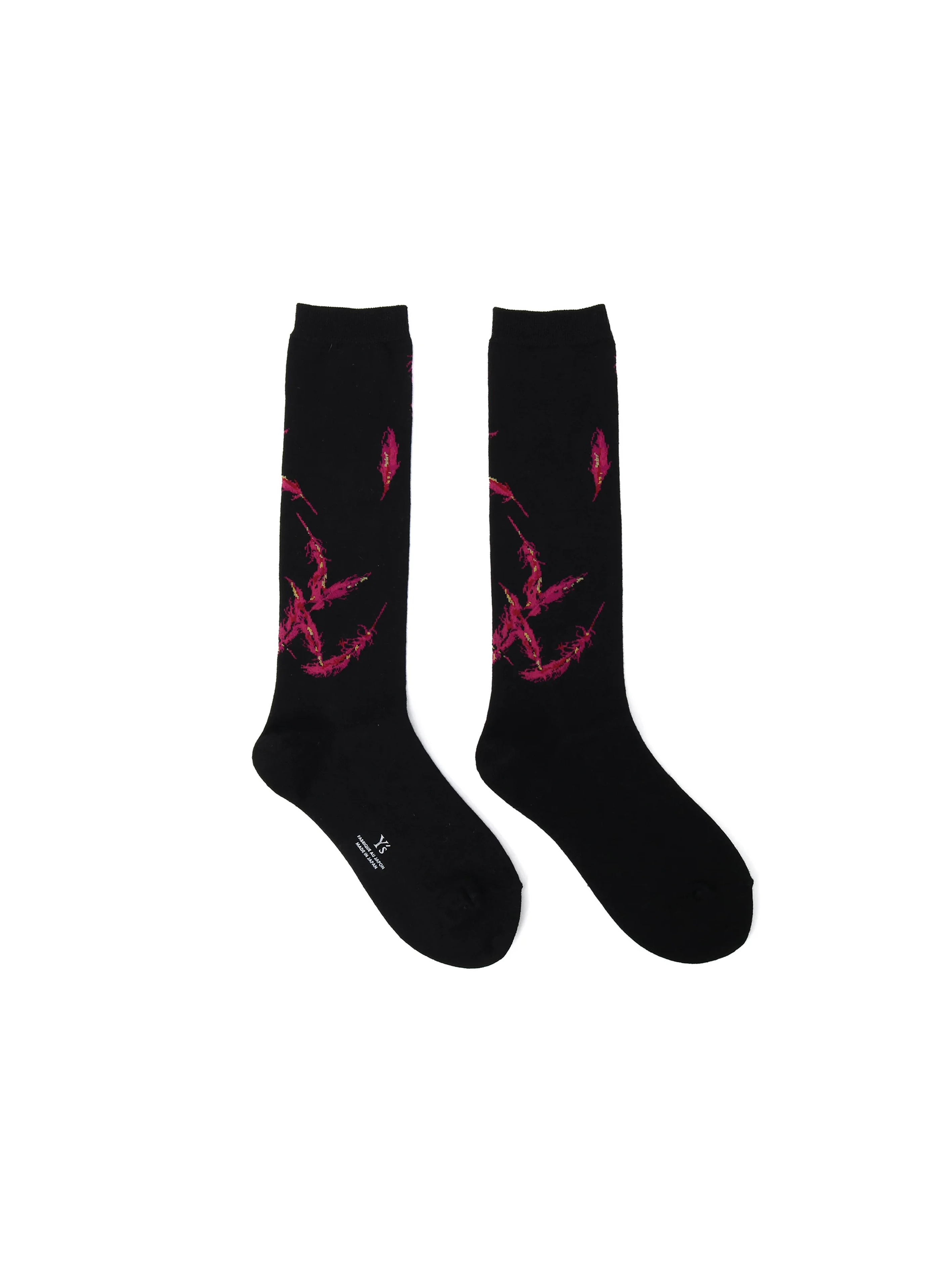 Angel Design High Socks-Black