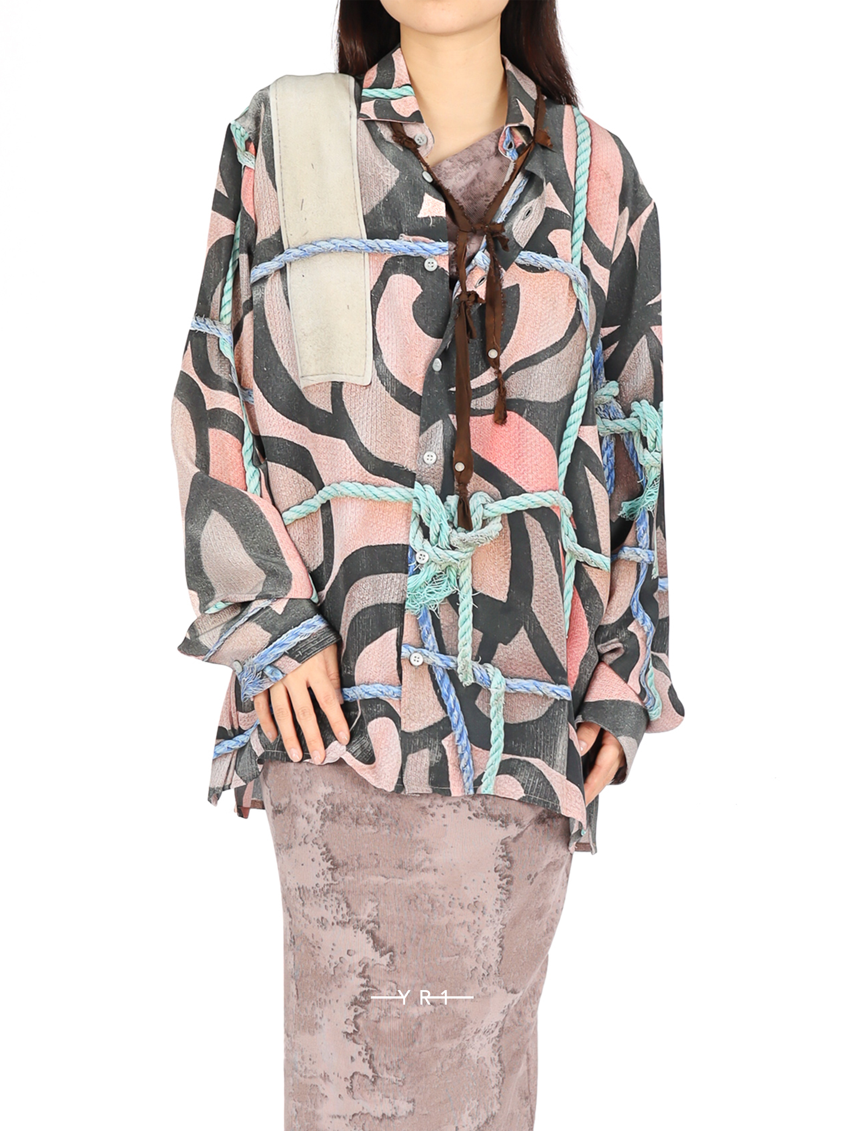 Floral Buoy Silk Shirt