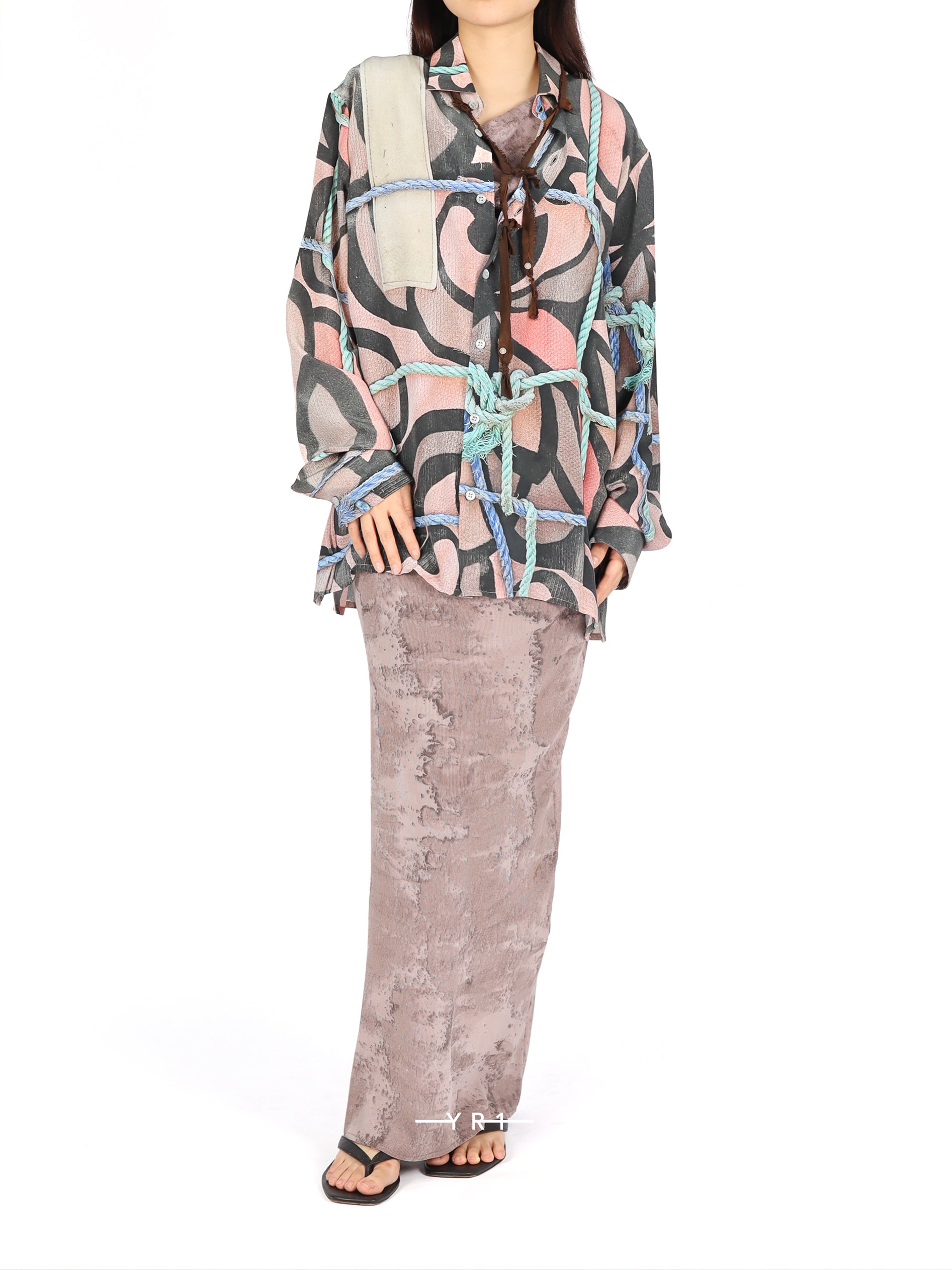 Floral Buoy Silk Shirt