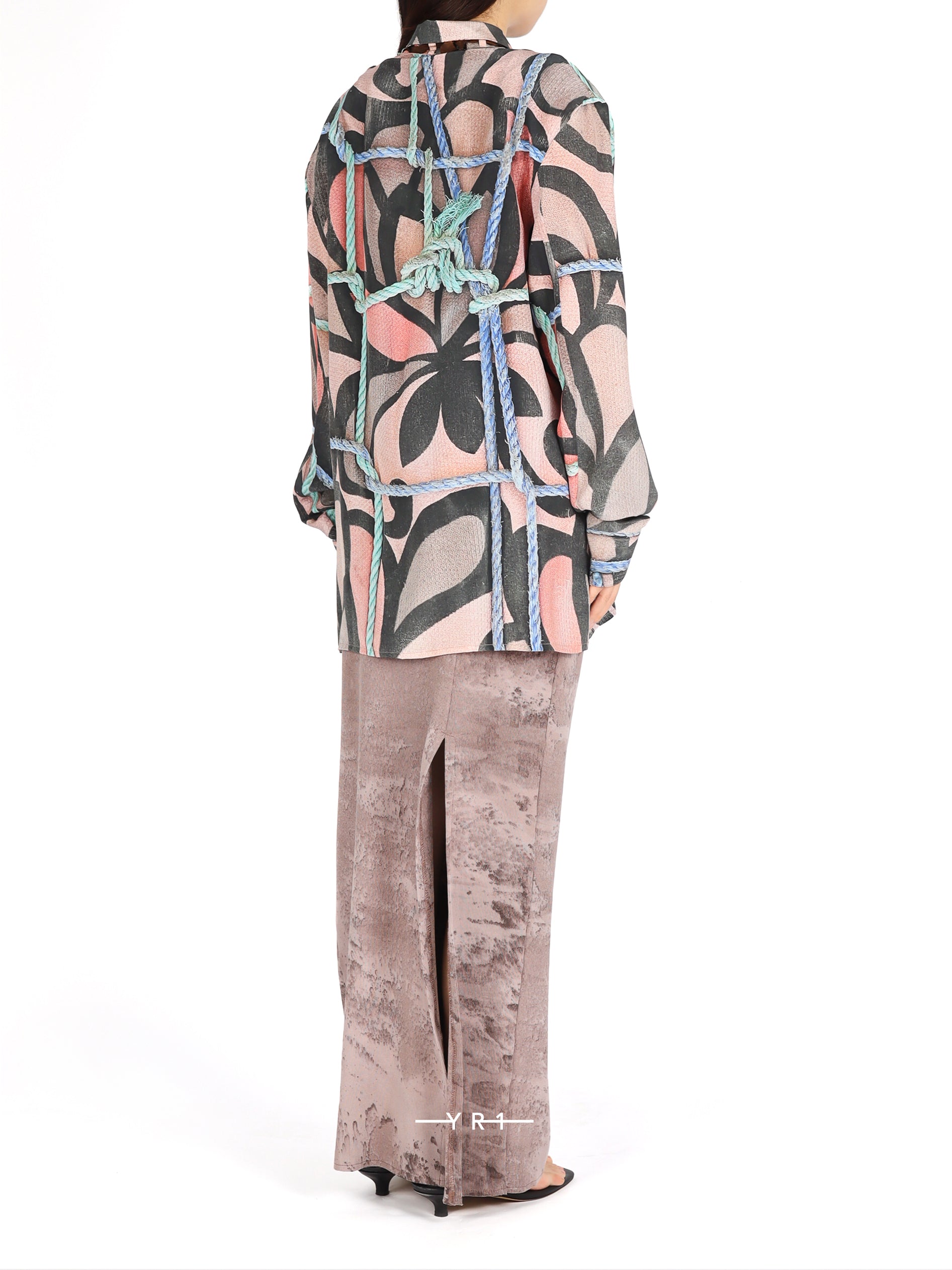Floral Buoy Silk Shirt