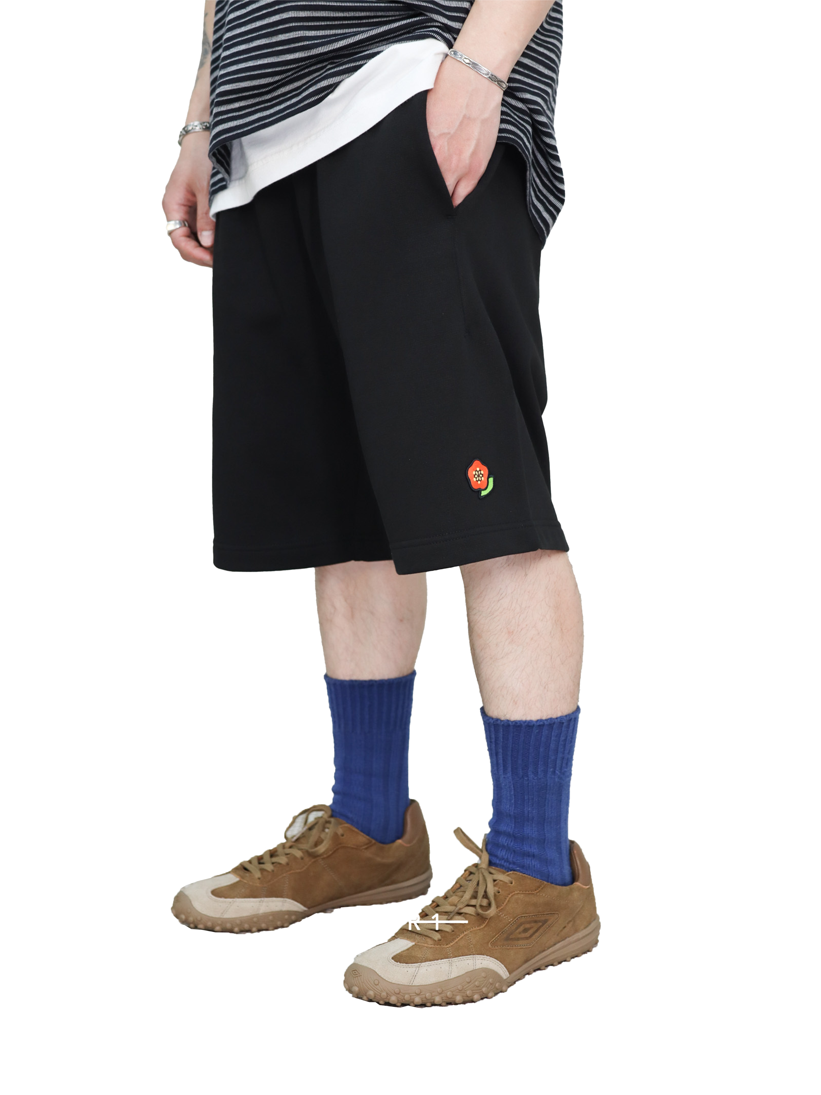 KZ Pop Embr'd Classic Shorts-99J