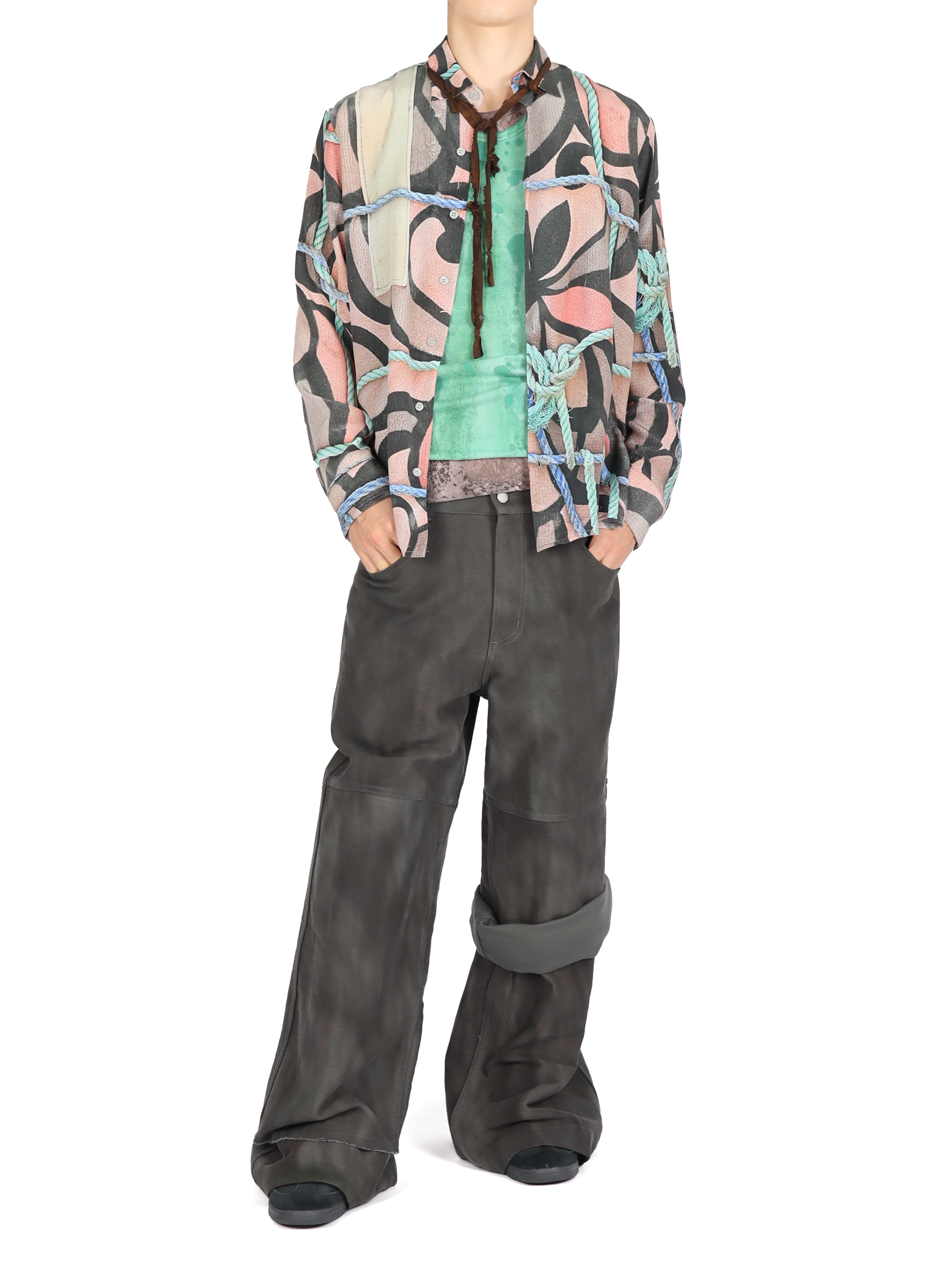 Floral Buoy Silk Shirt