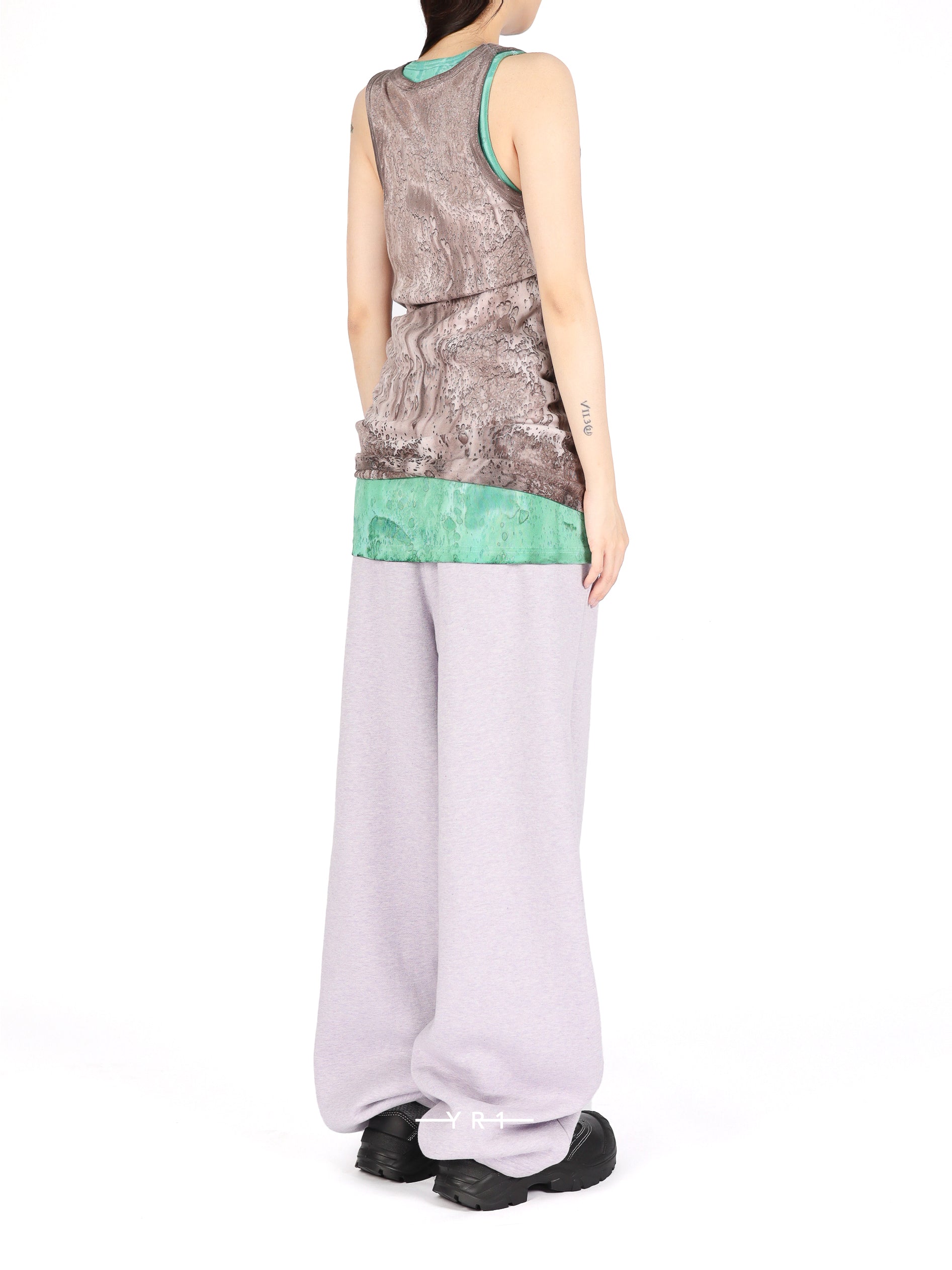 Mud / Mint Cotton Tank Top
