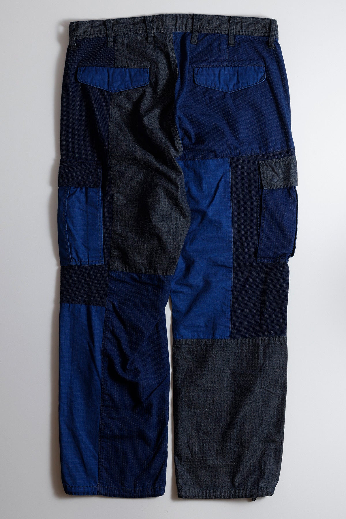 Patchwork Cargo Pants Rinse
