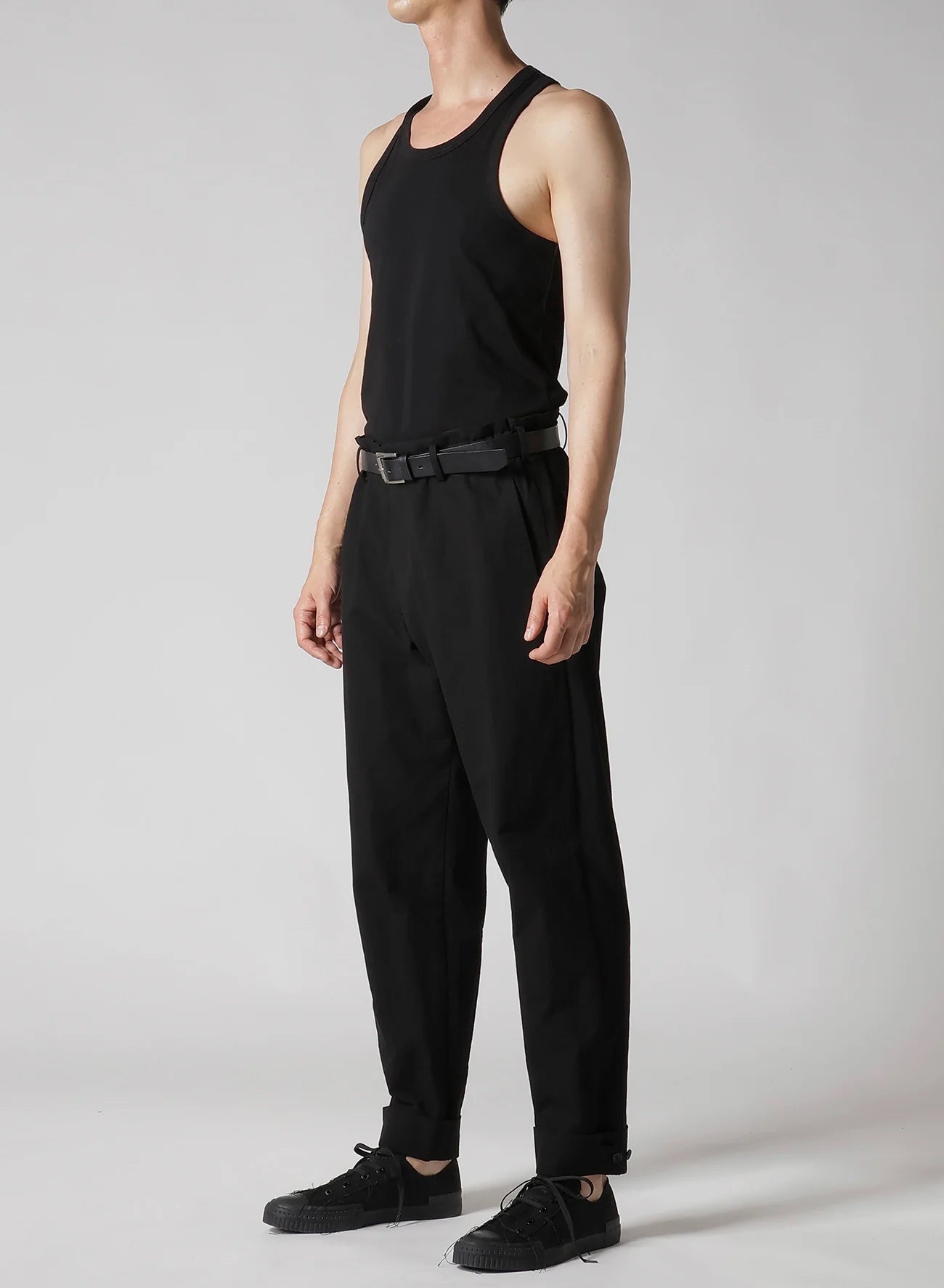 Tab Detail Slim Pants