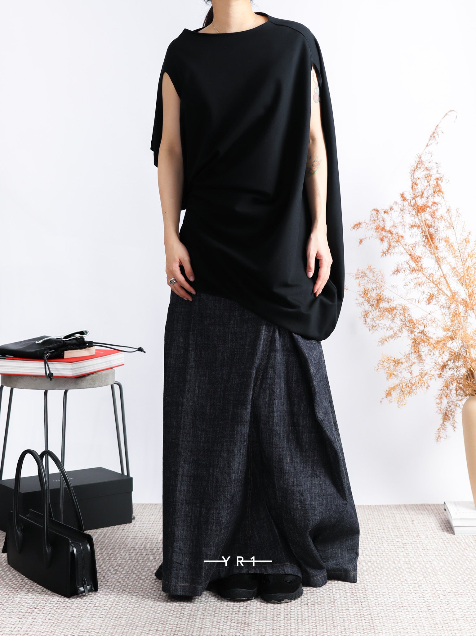 ys-N-Arranged Long Cut&Sewn