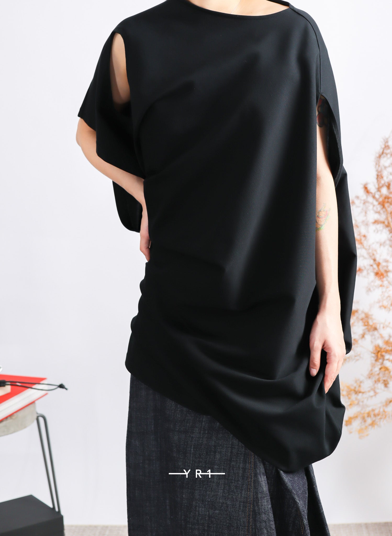 ys-N-Arranged Long Cut&Sewn