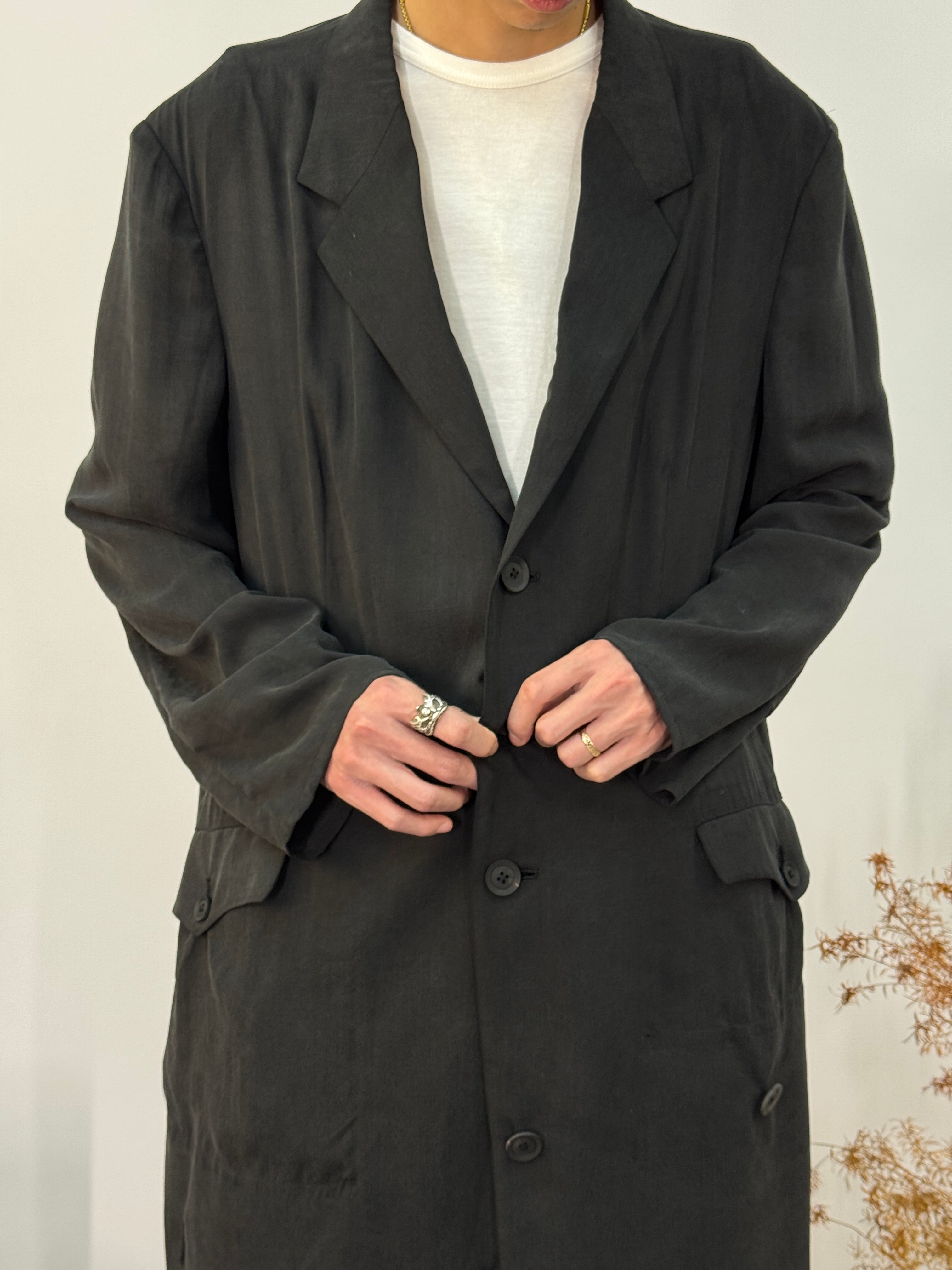 Hem Button Detail Jacket