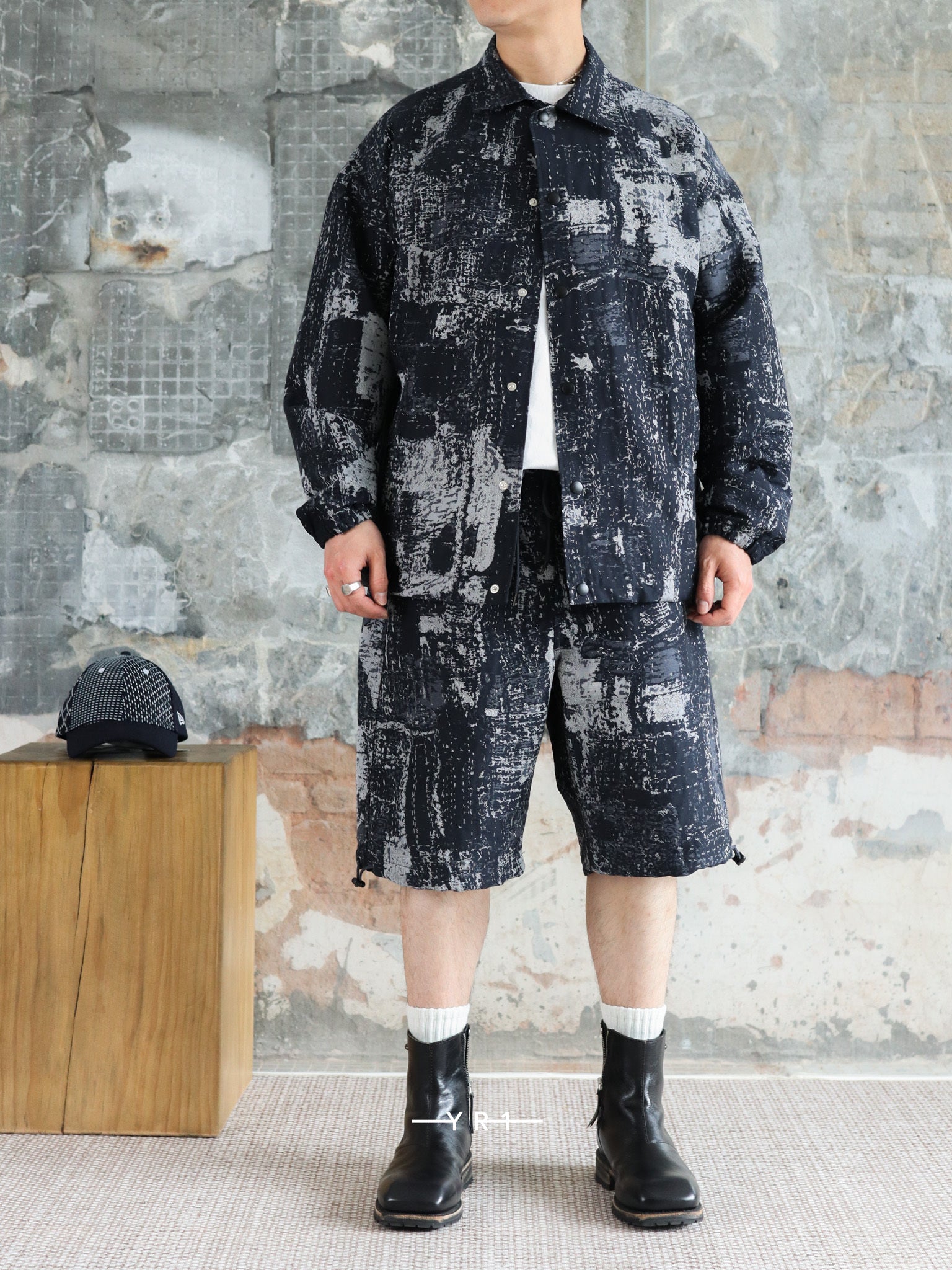 Jacquard Boro Short Pants