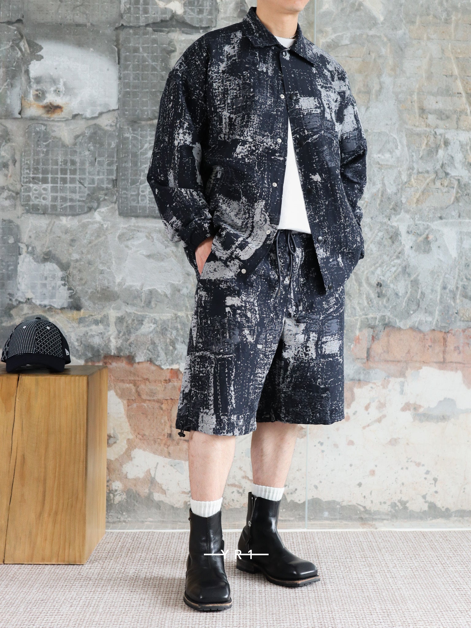 Jacquard Boro Short Pants