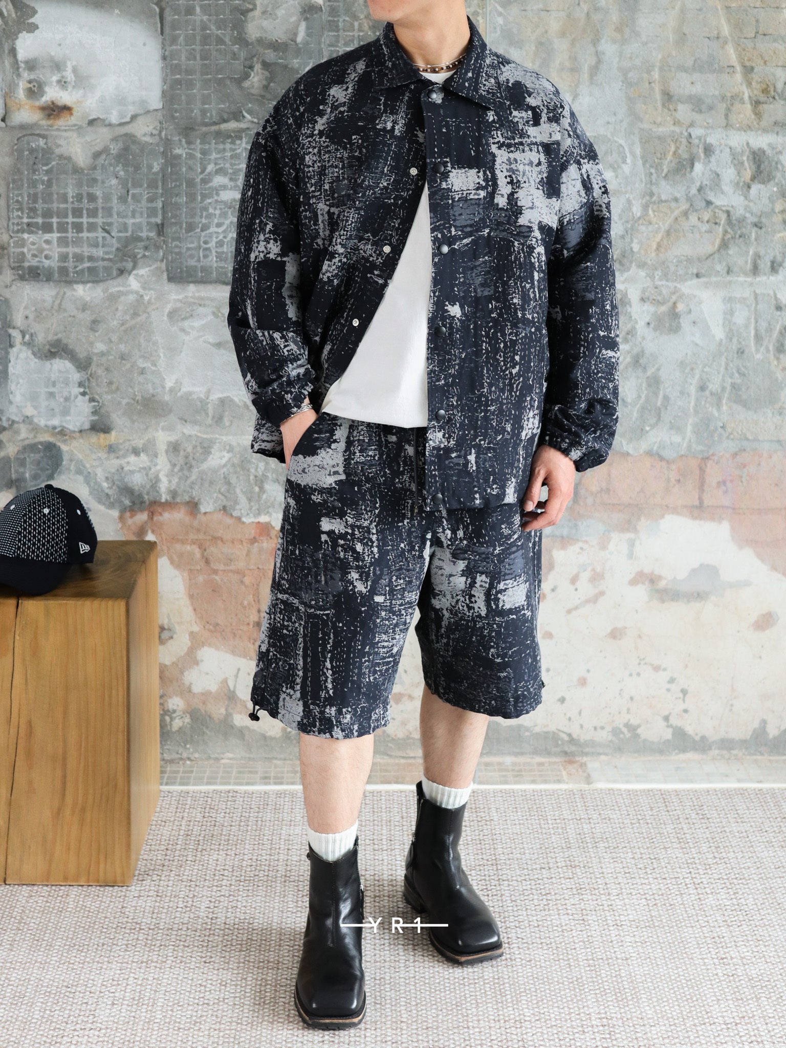 Jacquard Boro Short Pants