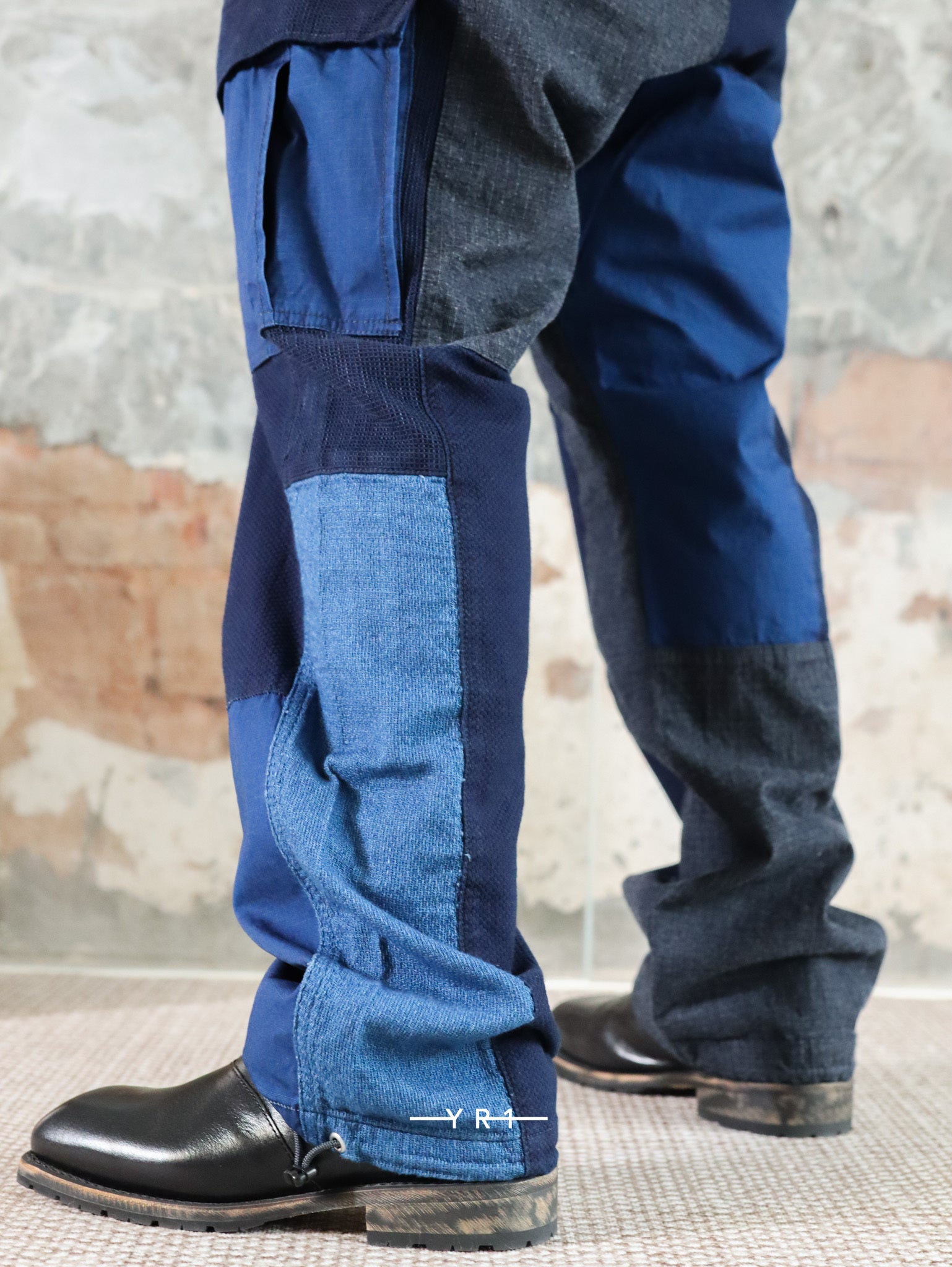 Patchwork Cargo Pants Rinse