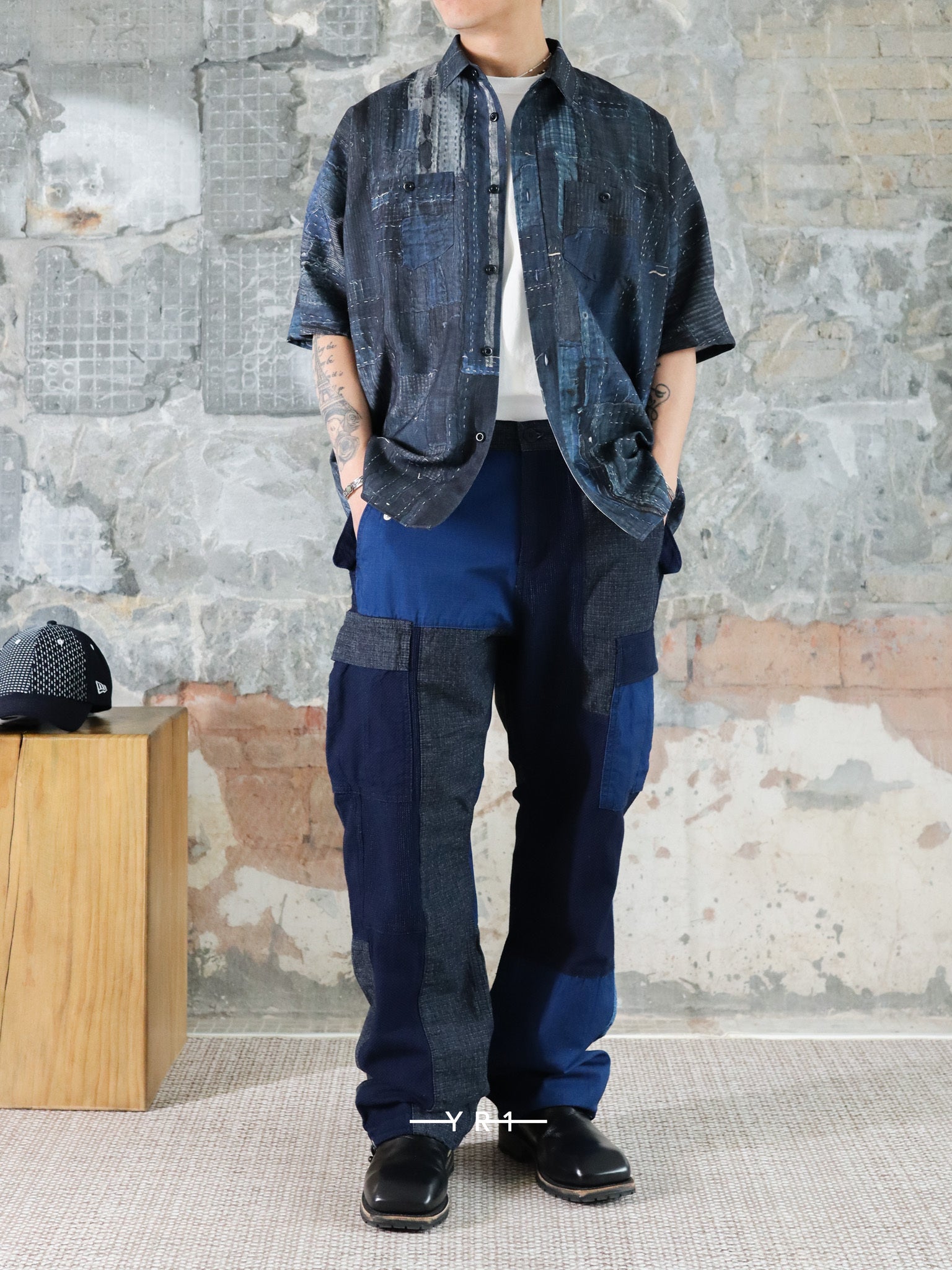 Printed Boro S/S Shirt