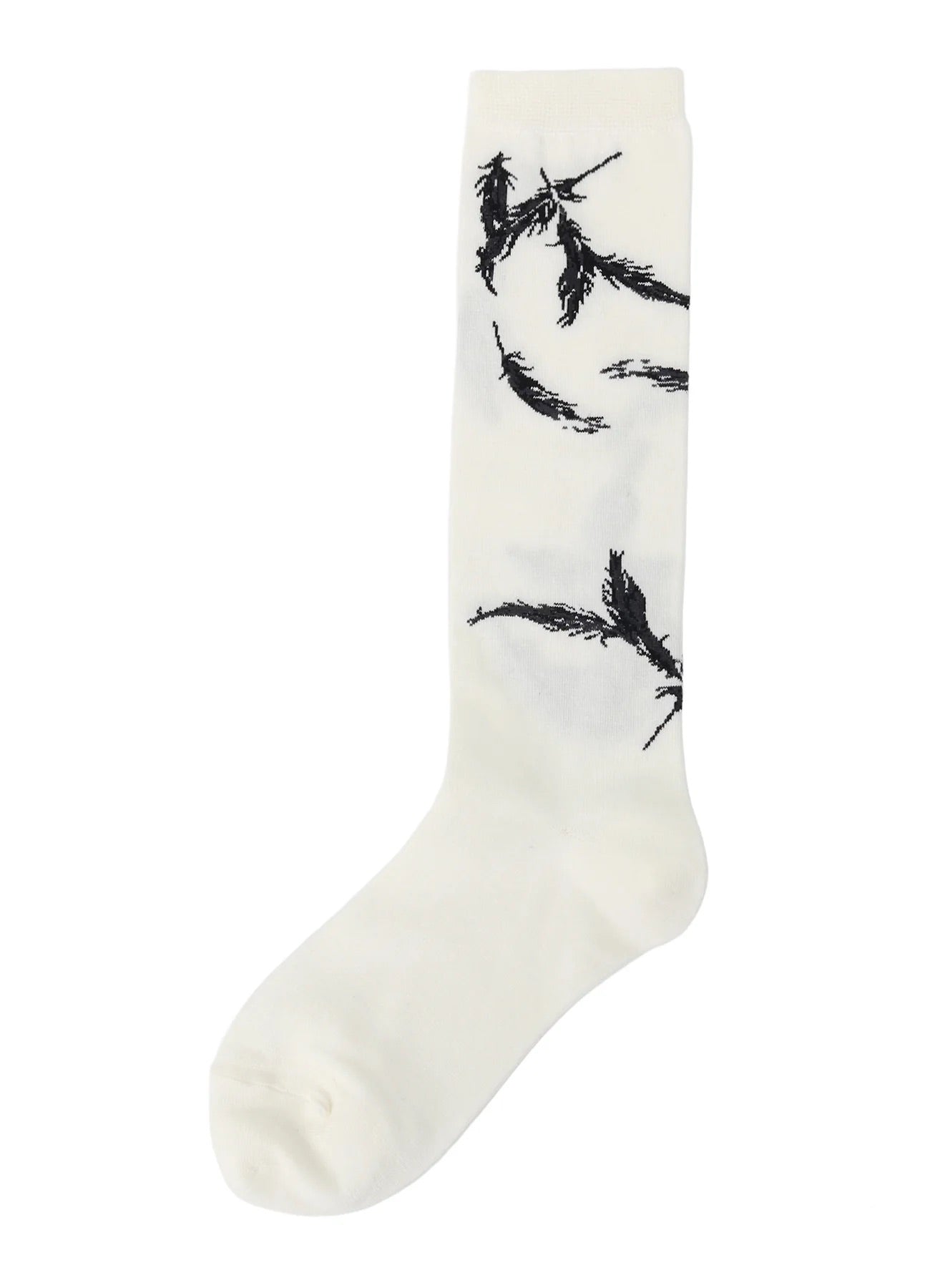 Angel Design High Socks-White