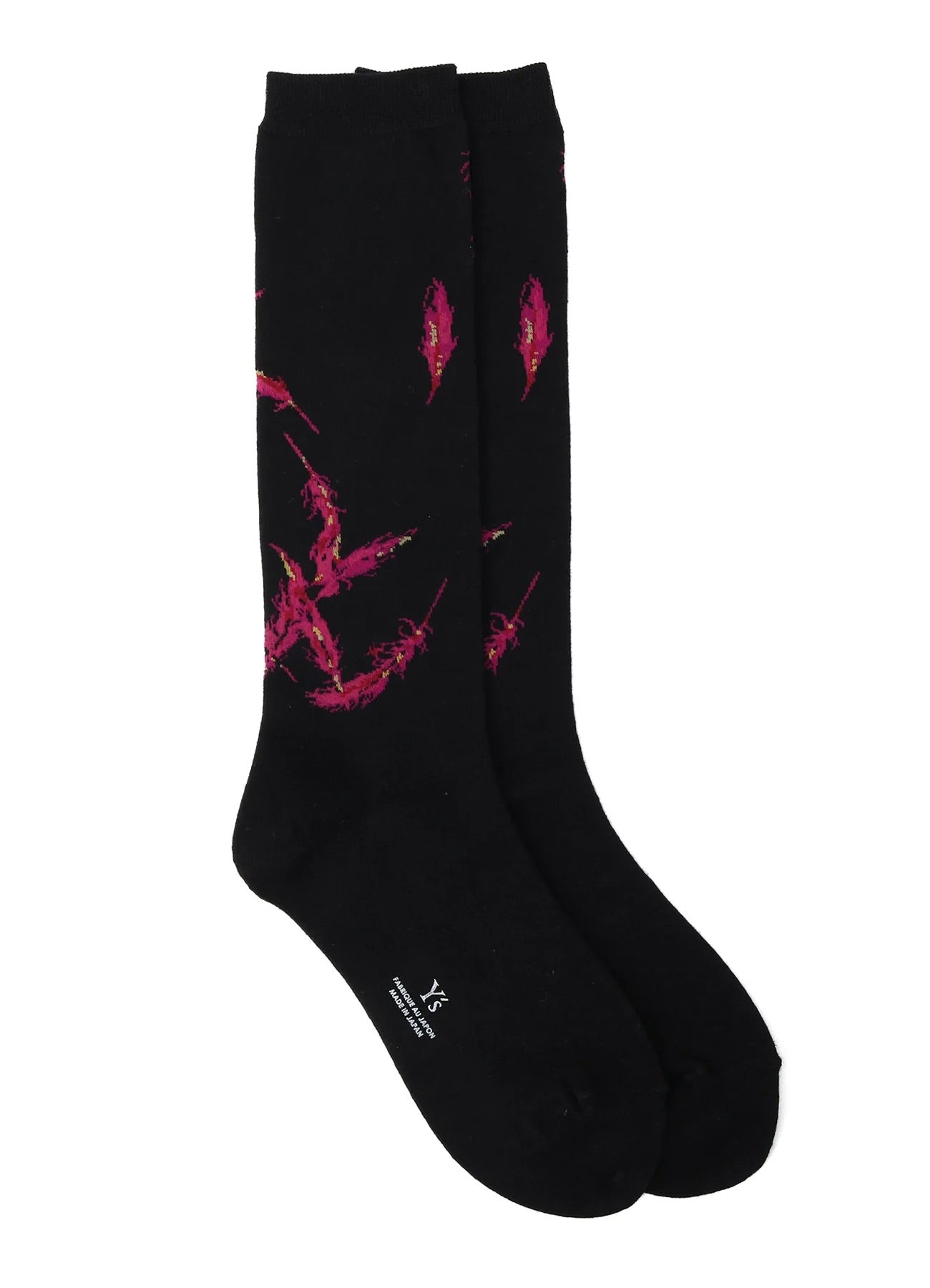 Angel Design High Socks-Black