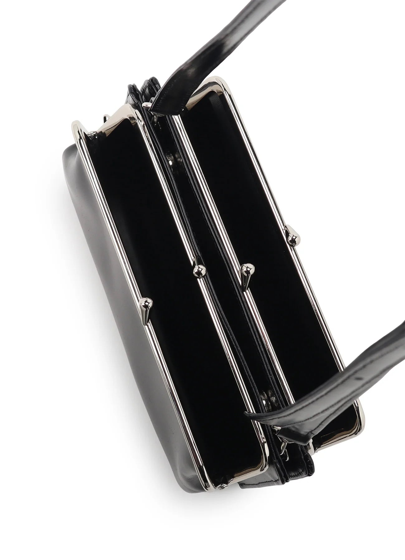 ys-W-Metal Clasp Shoulder Bag