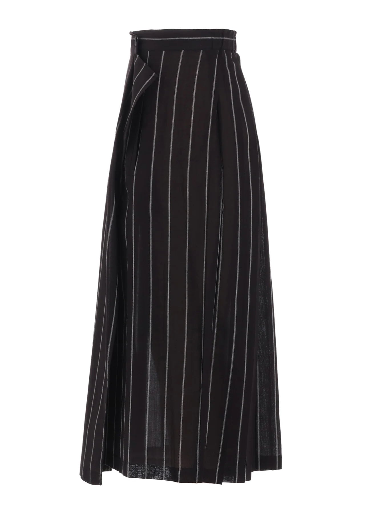ys-I-Pleated Wrap S-Balck