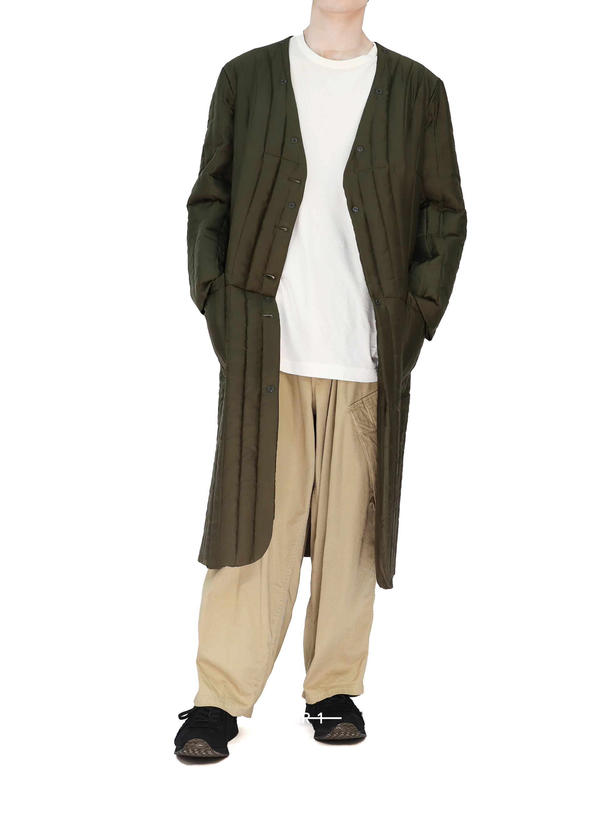 4 Buttons Long Jacket With Liner