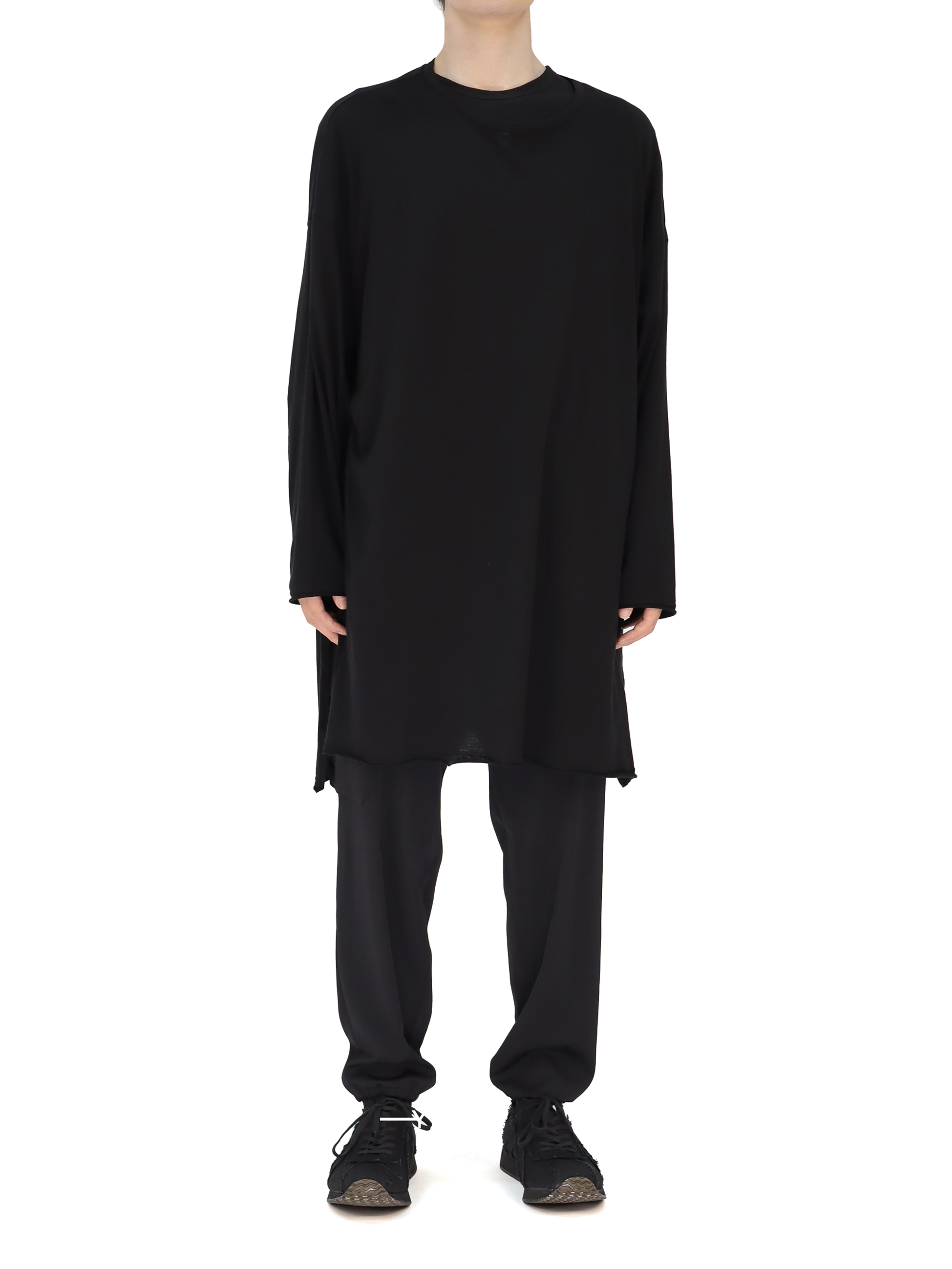 Big Round Neck Long Slv T