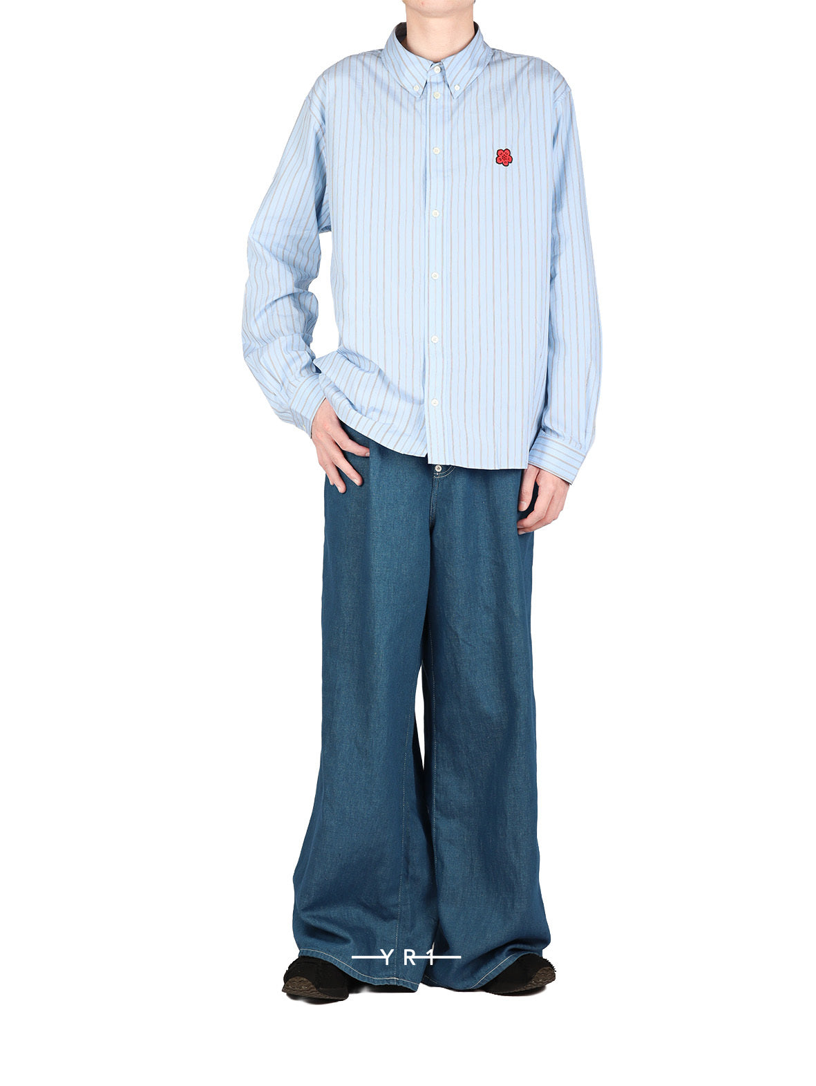 Boke Flower Crest Casual Shirt