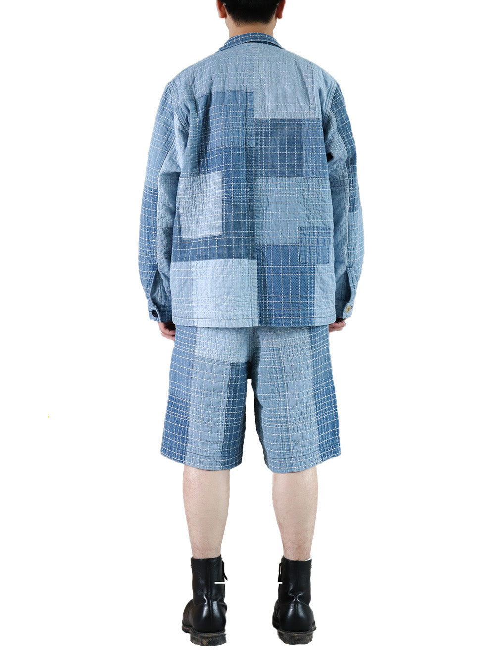 Sashiko Lapel Jacket 7Yr Wash