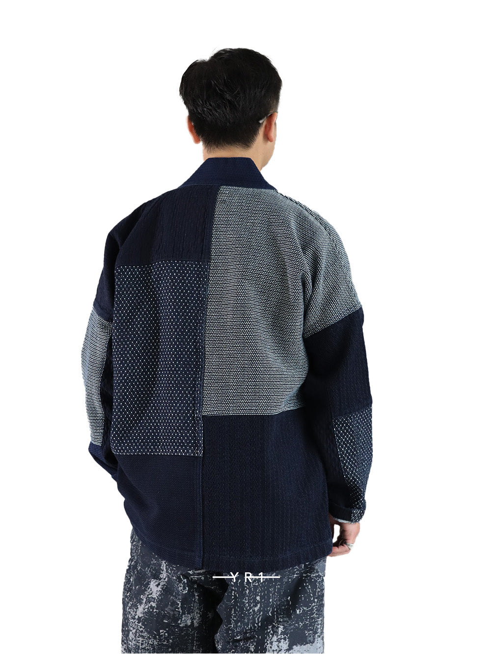 Patchwork Haori Jacket Rinse