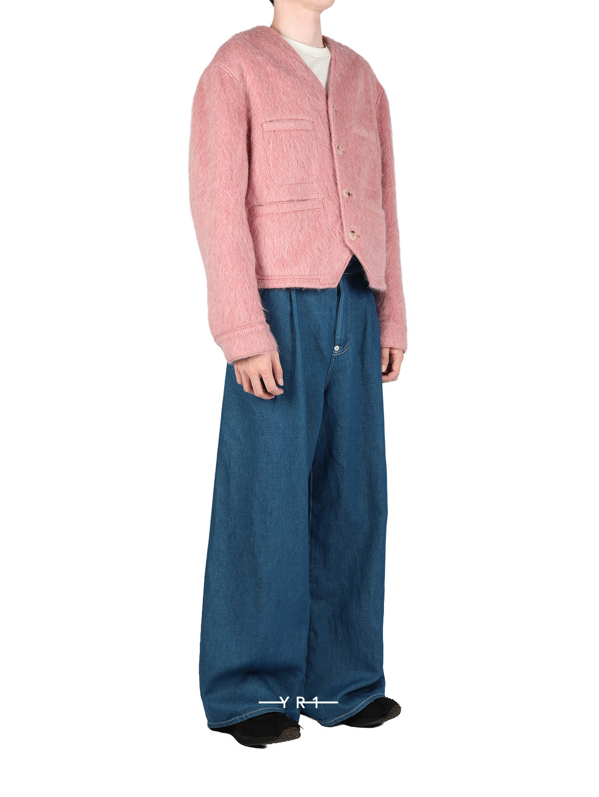 Hairy Collarless Jacket