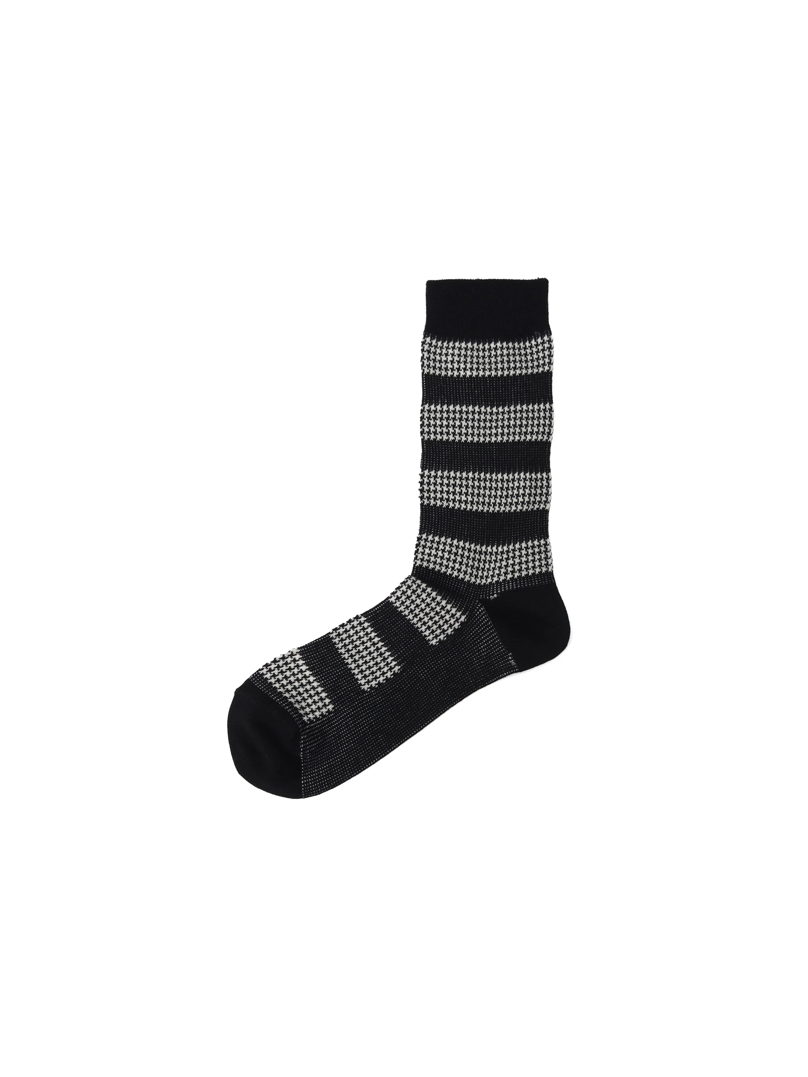 Staggered Border Socks