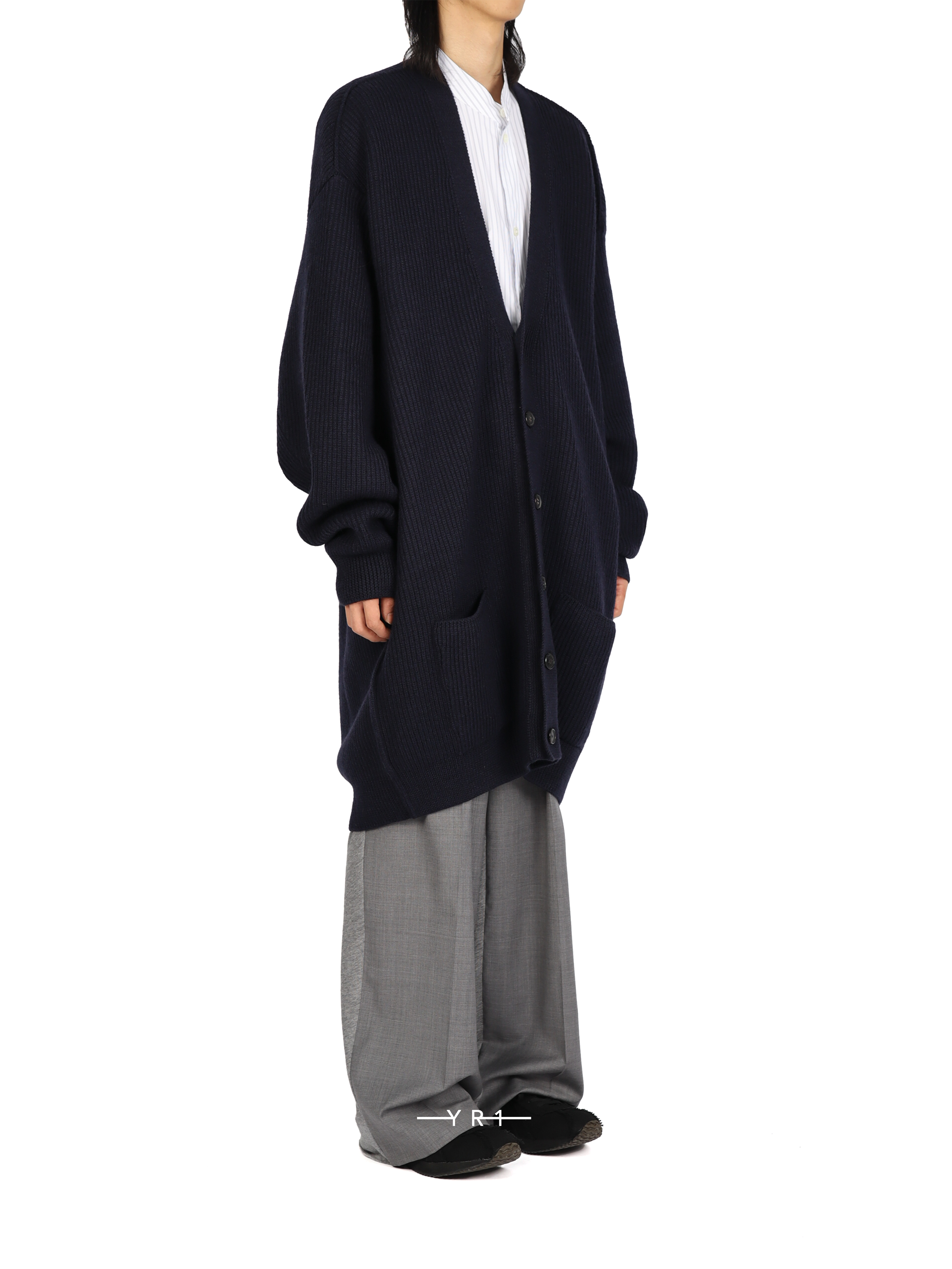 Long Cardigan-Blue