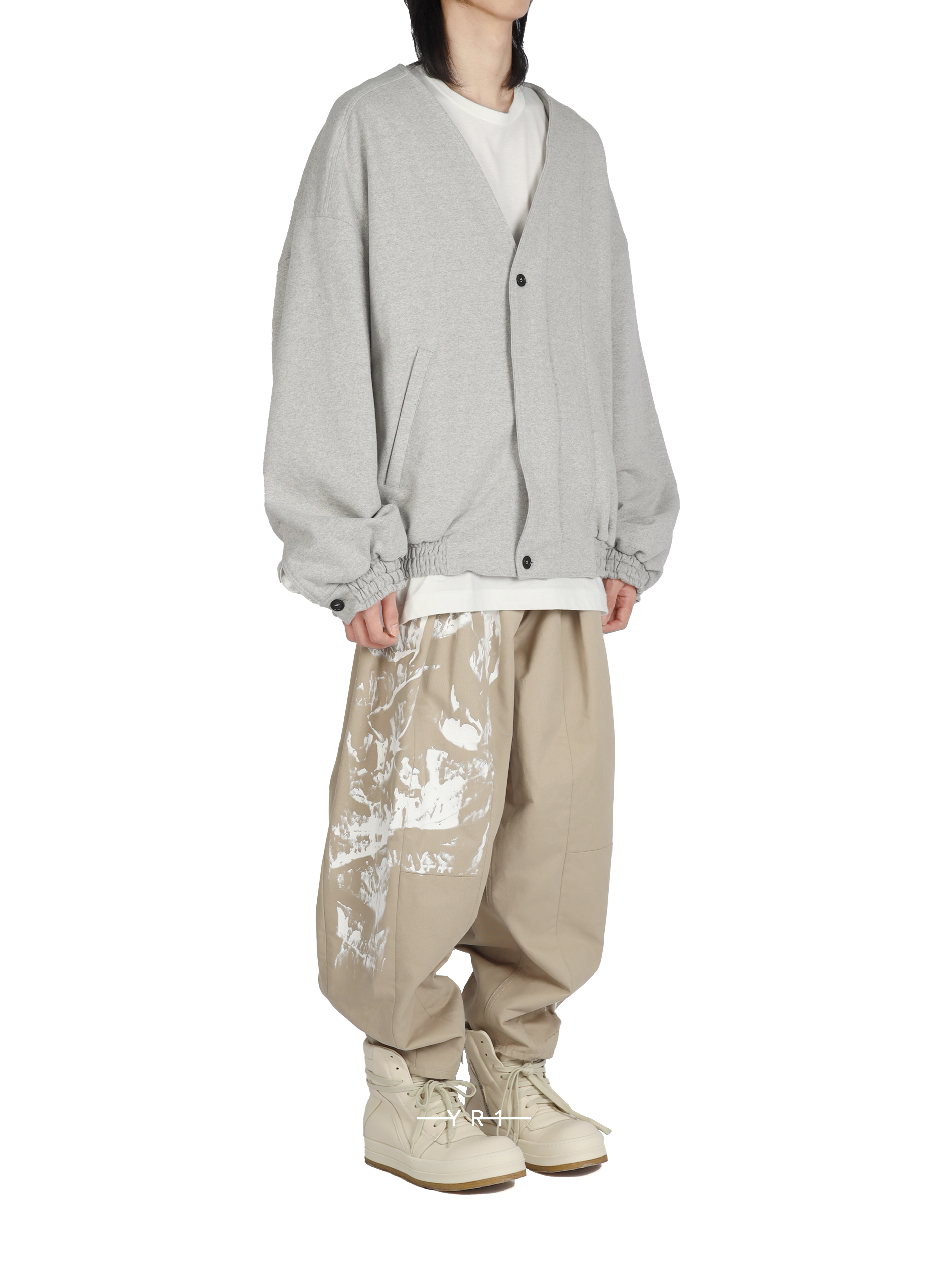 Embroidered Sweatshirt-Medium Grey