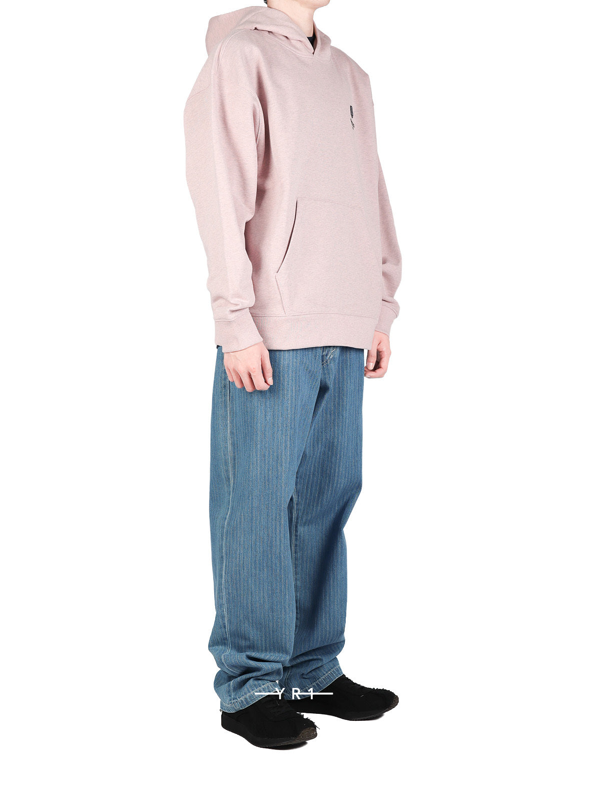 Gots Boke Flower Embr'd Oversize Hoodie