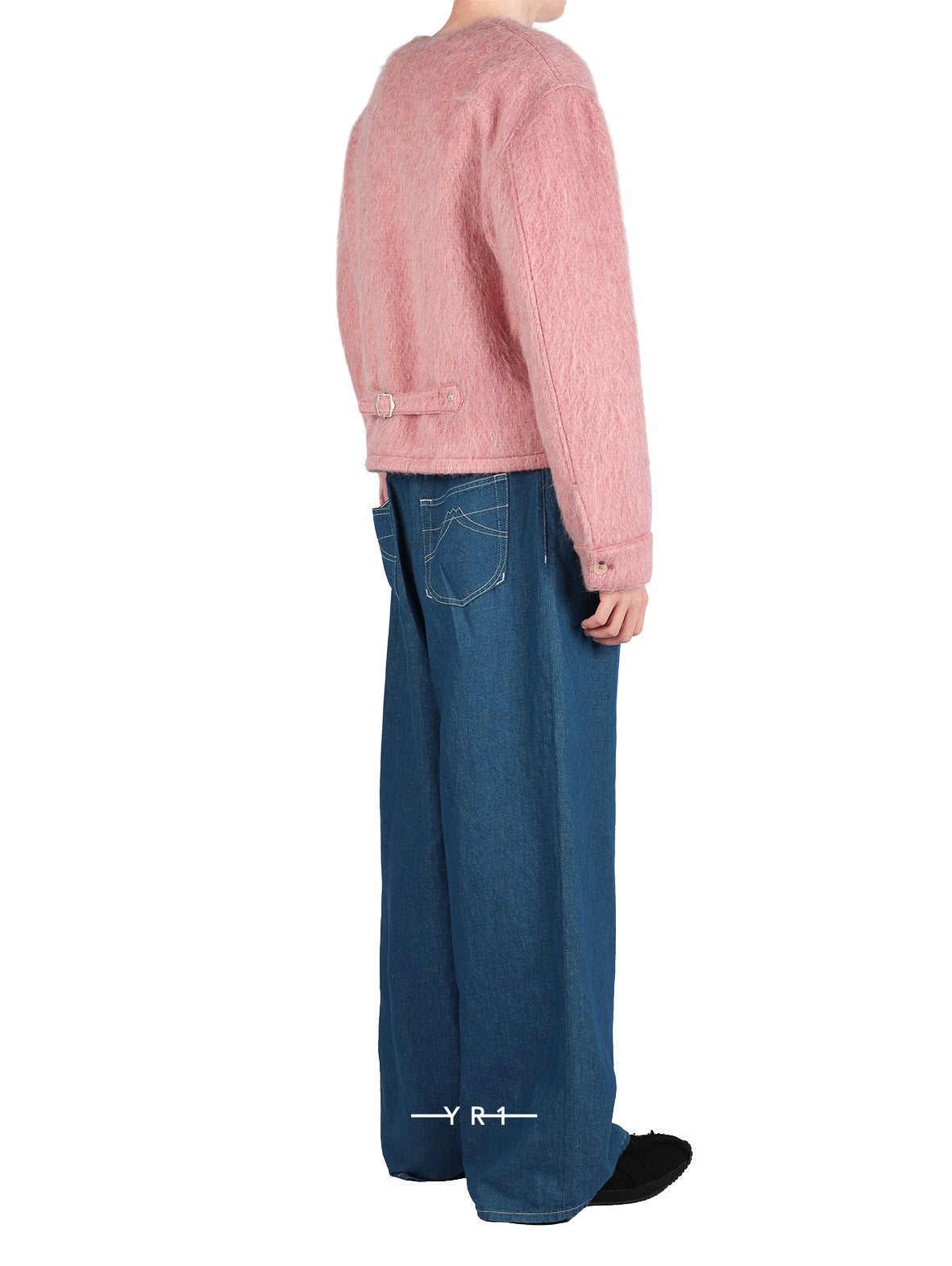 Hairy Collarless Jacket