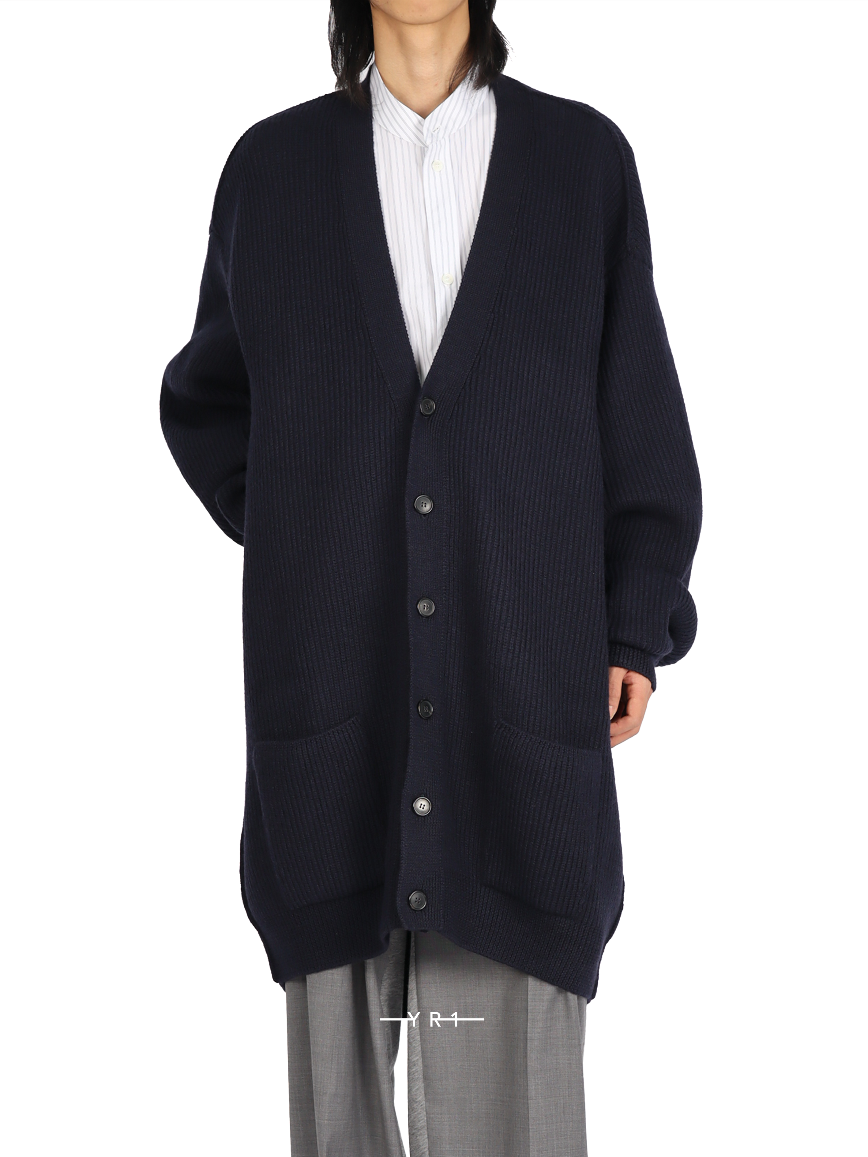Long Cardigan-Blue