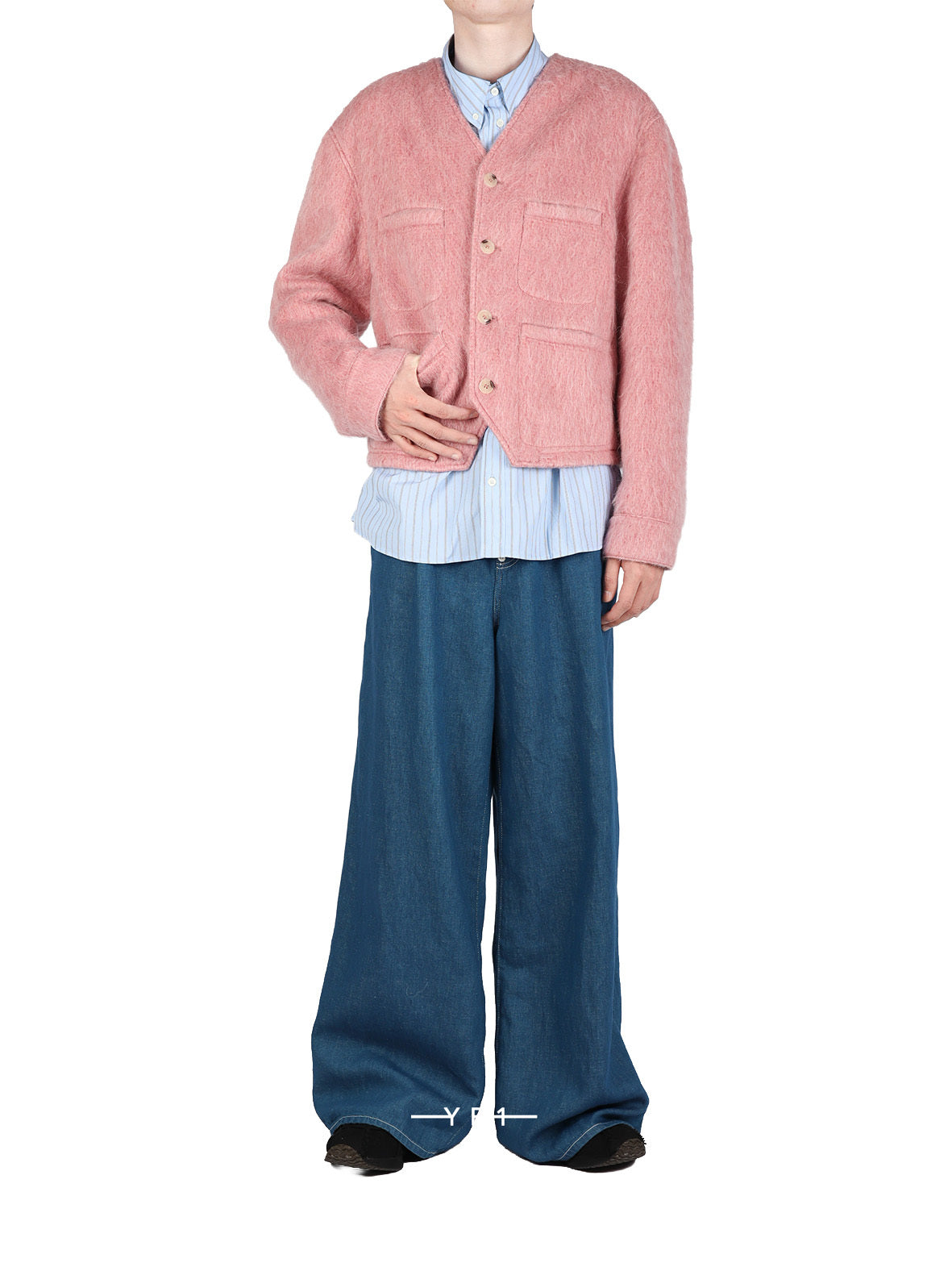 Hairy Collarless Jacket