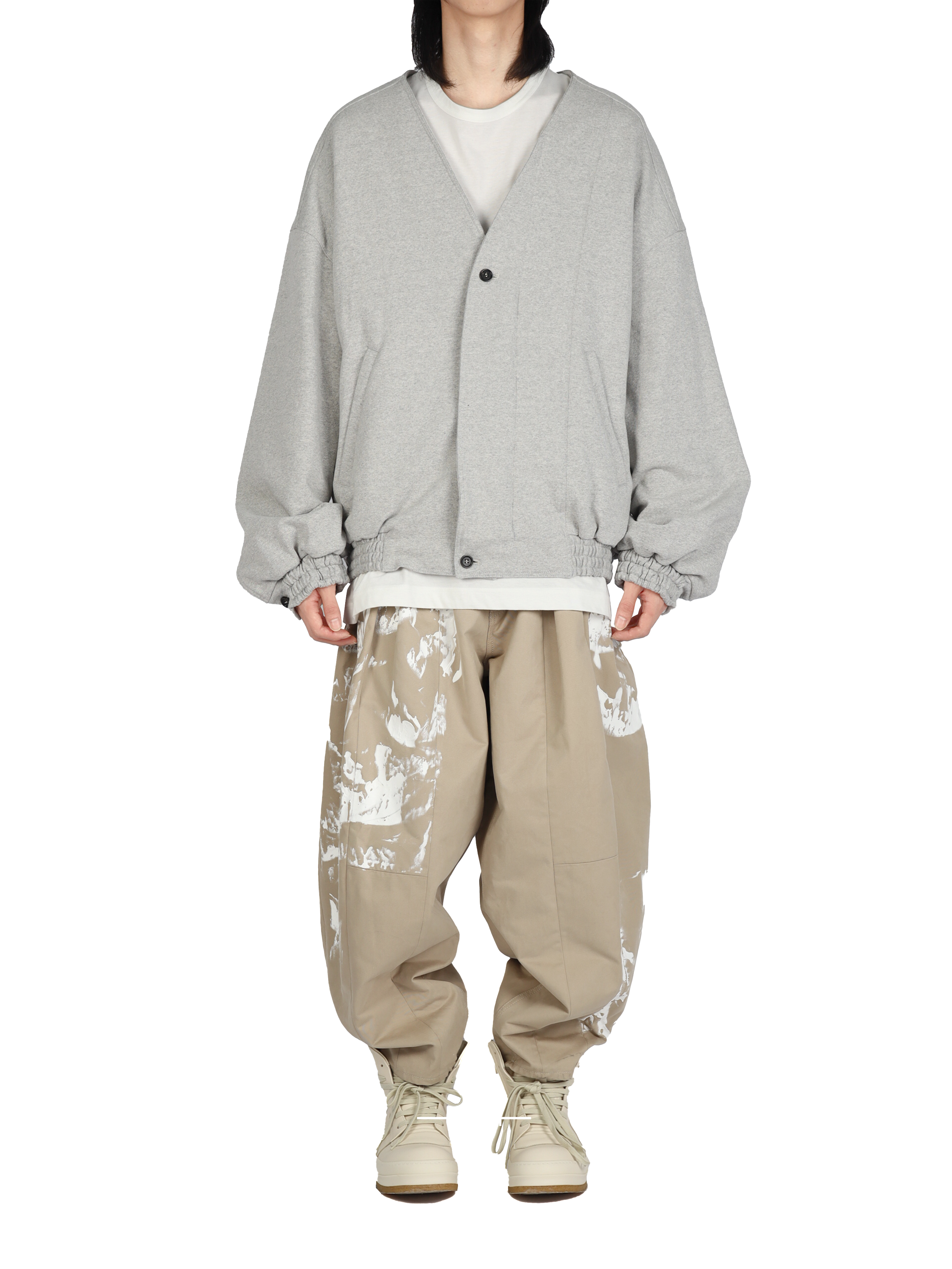 Embroidered Sweatshirt-Medium Grey