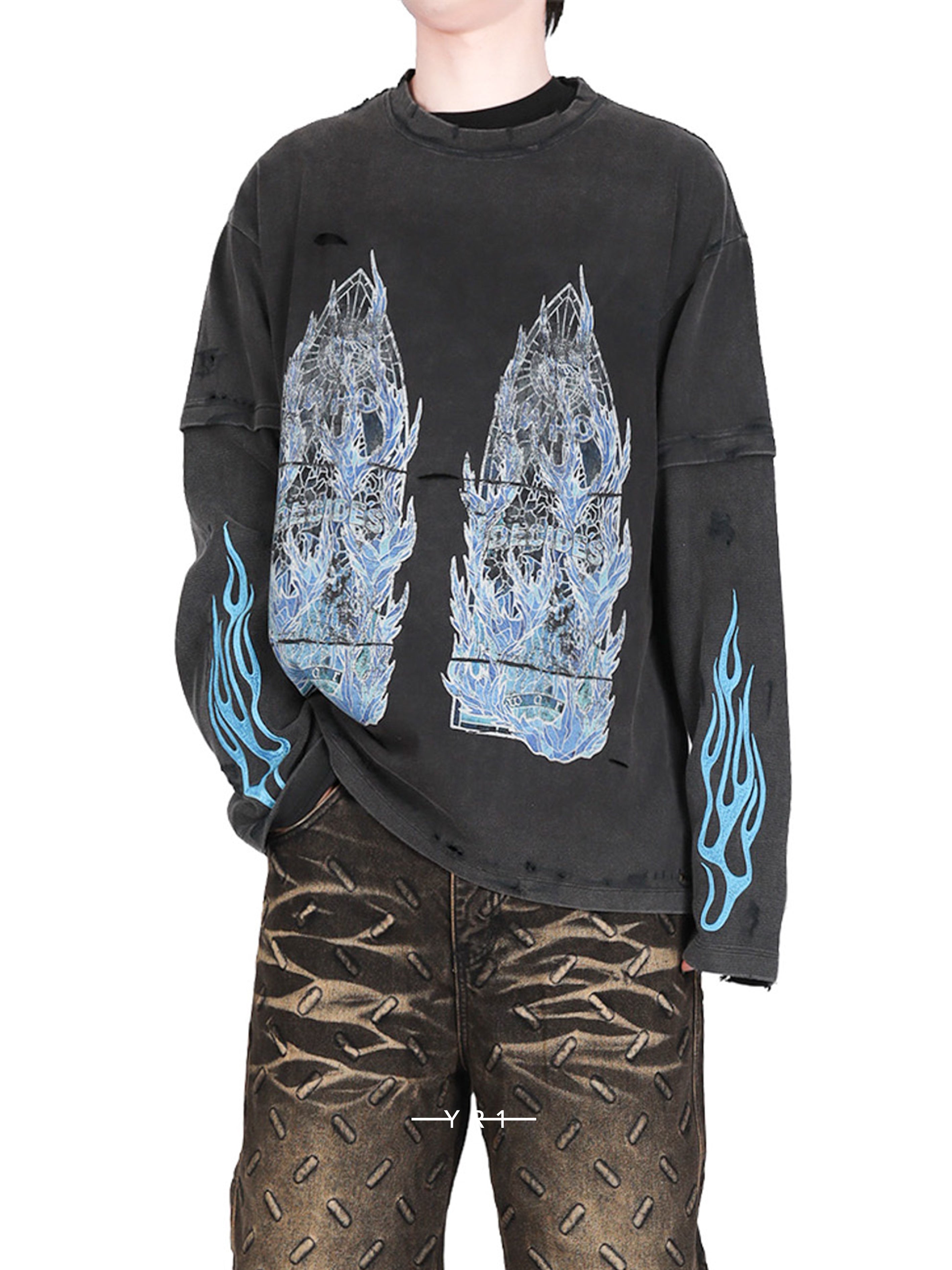 Flame Glass Double Jersey