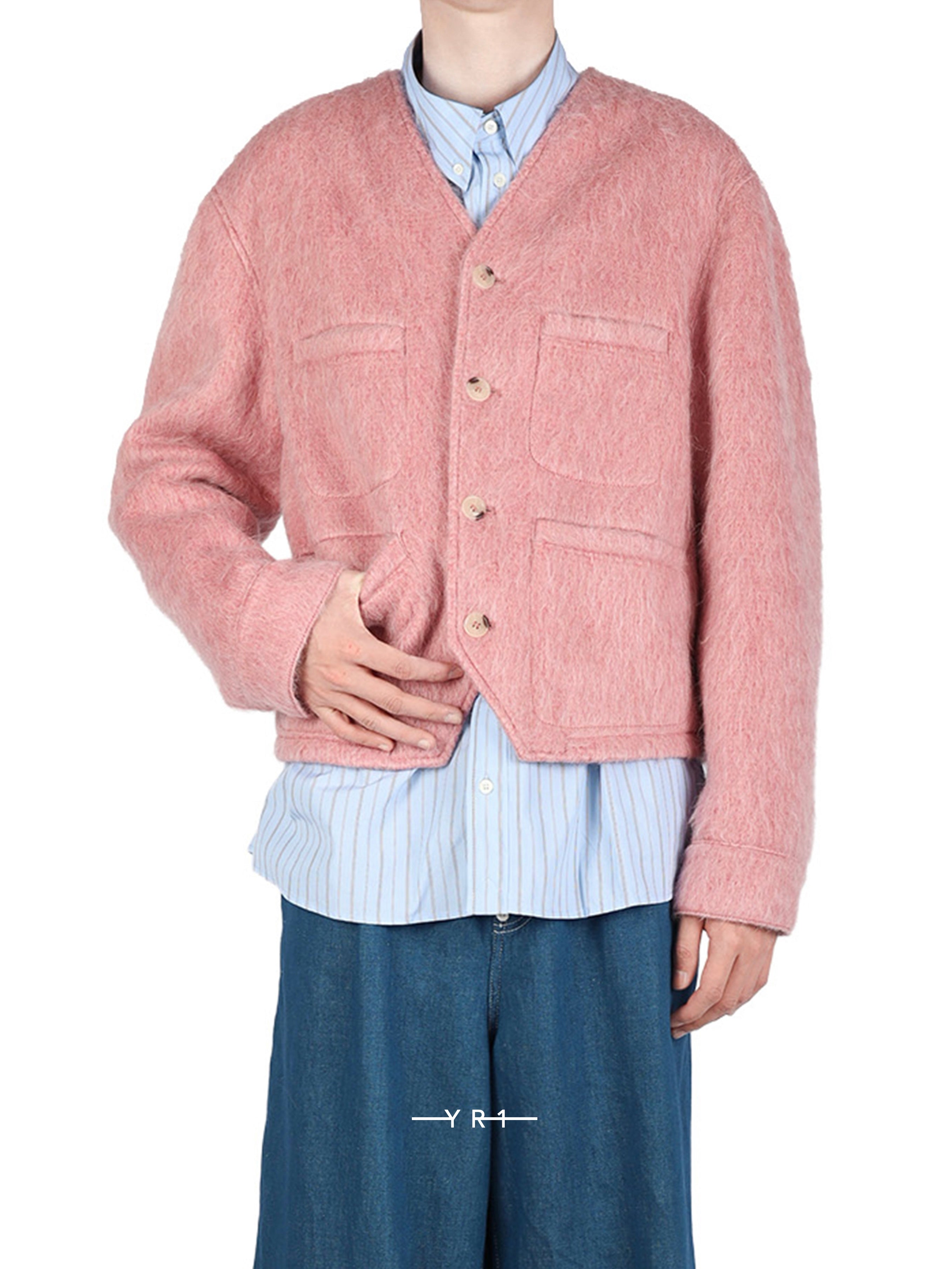 Hairy Collarless Jacket