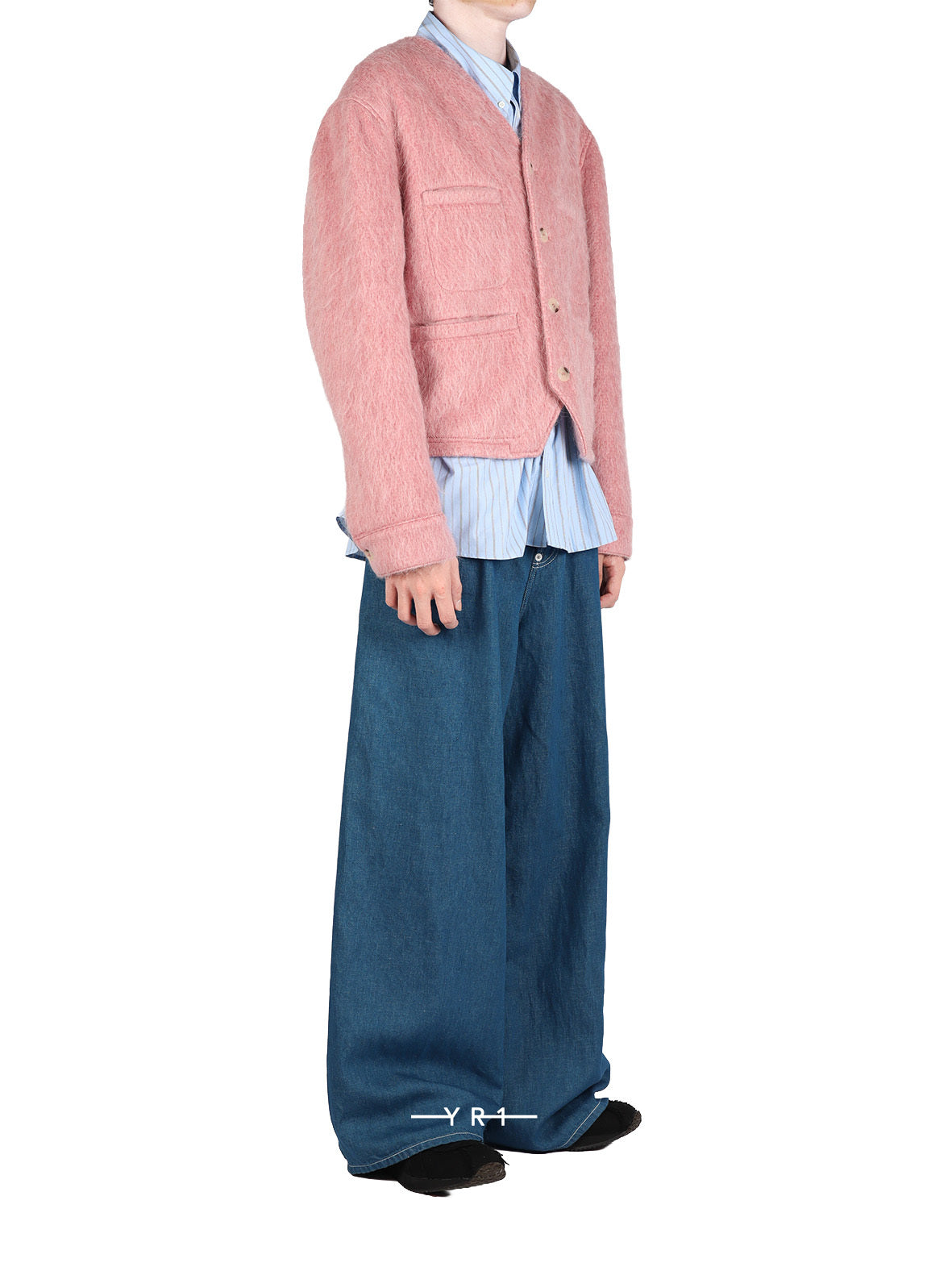 Hairy Collarless Jacket