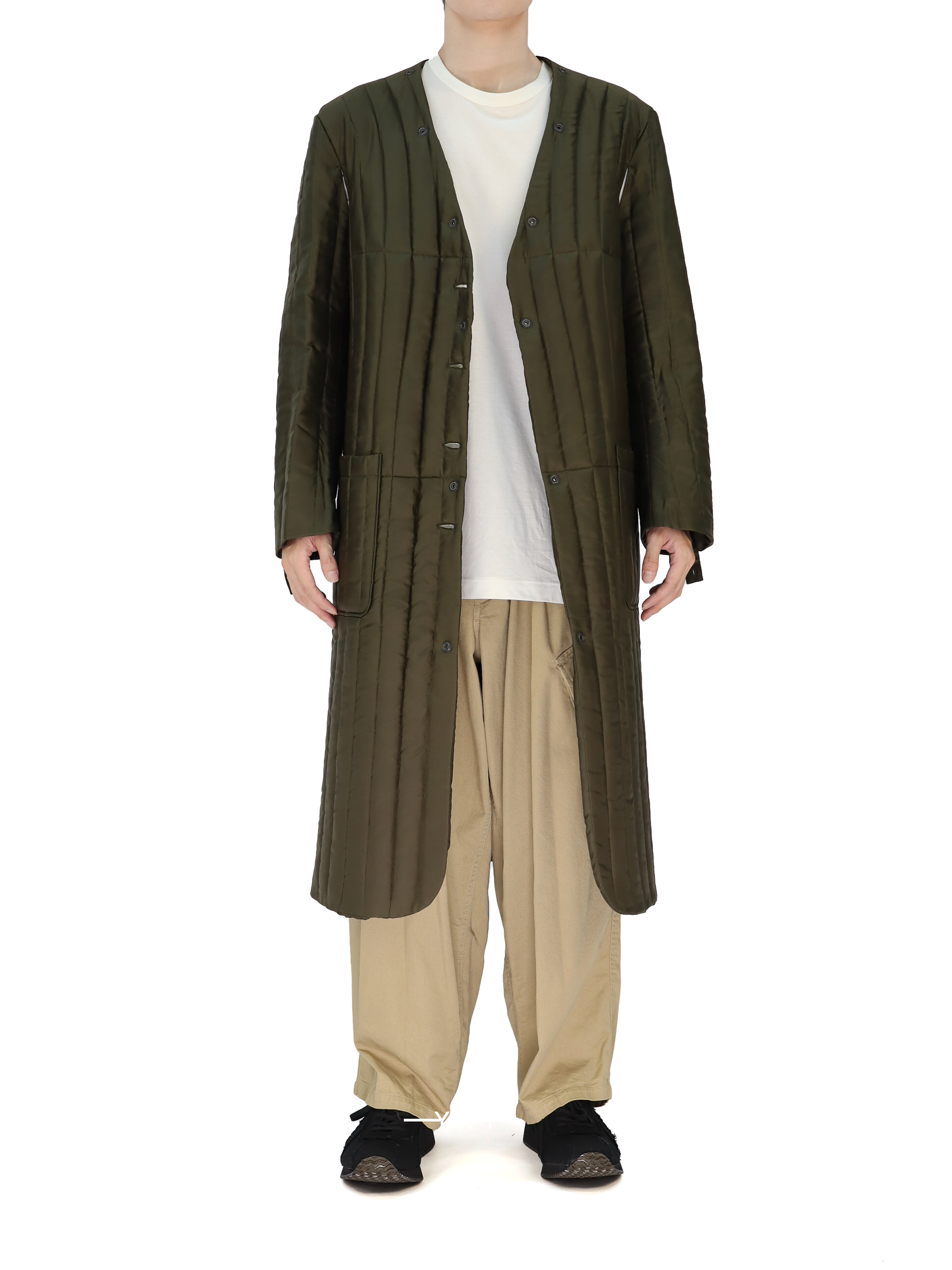 4 Buttons Long Jacket With Liner