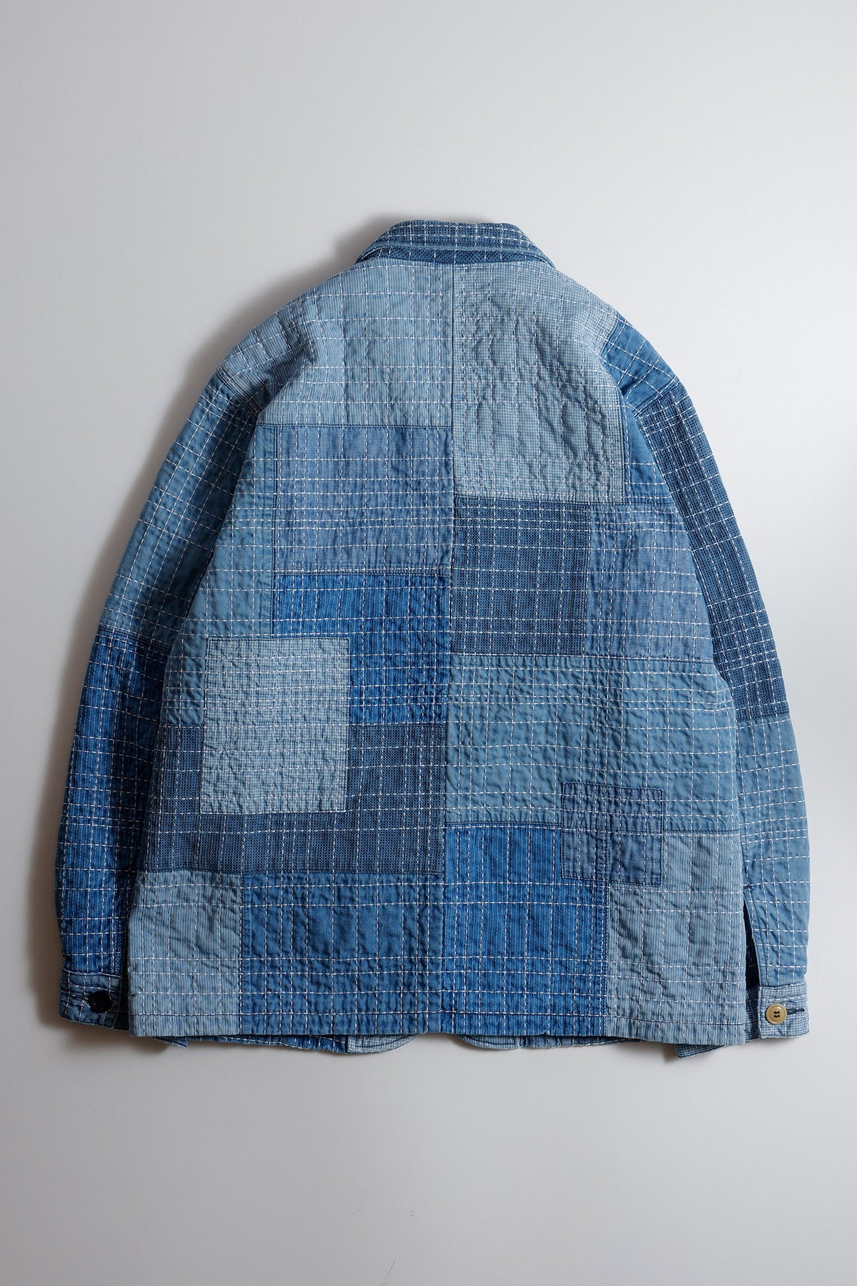 Sashiko Lapel Jacket 7Yr Wash