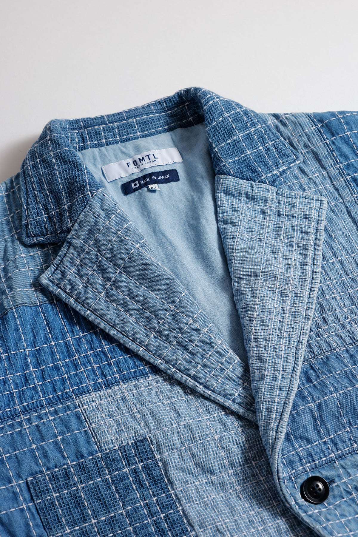 Sashiko Lapel Jacket 7Yr Wash