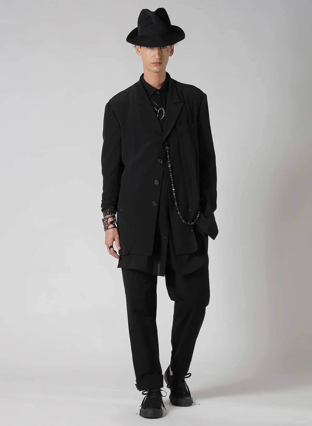 Tab Detail Slim Pants