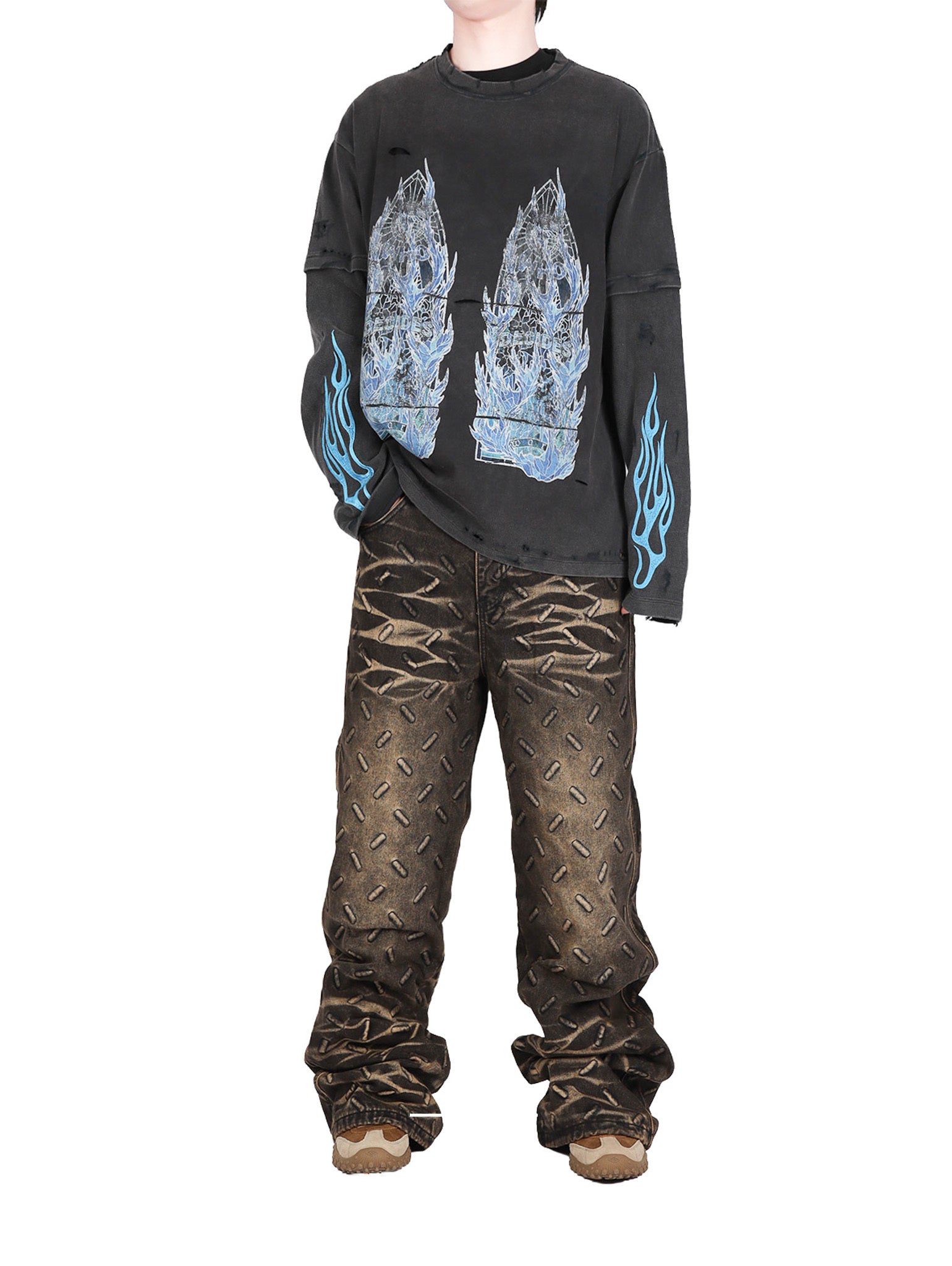 Flame Glass Double Jersey