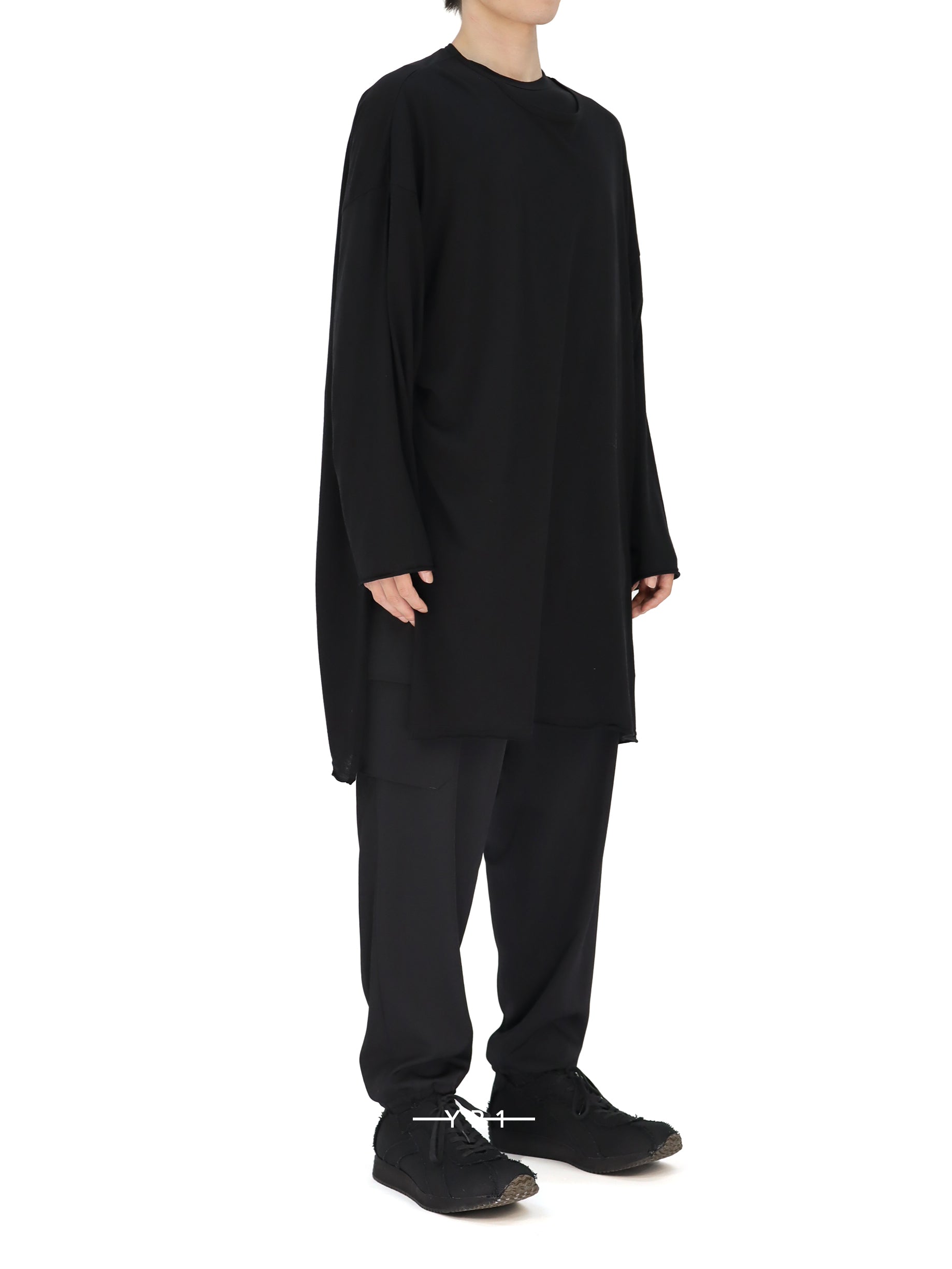 Big Round Neck Long Slv T